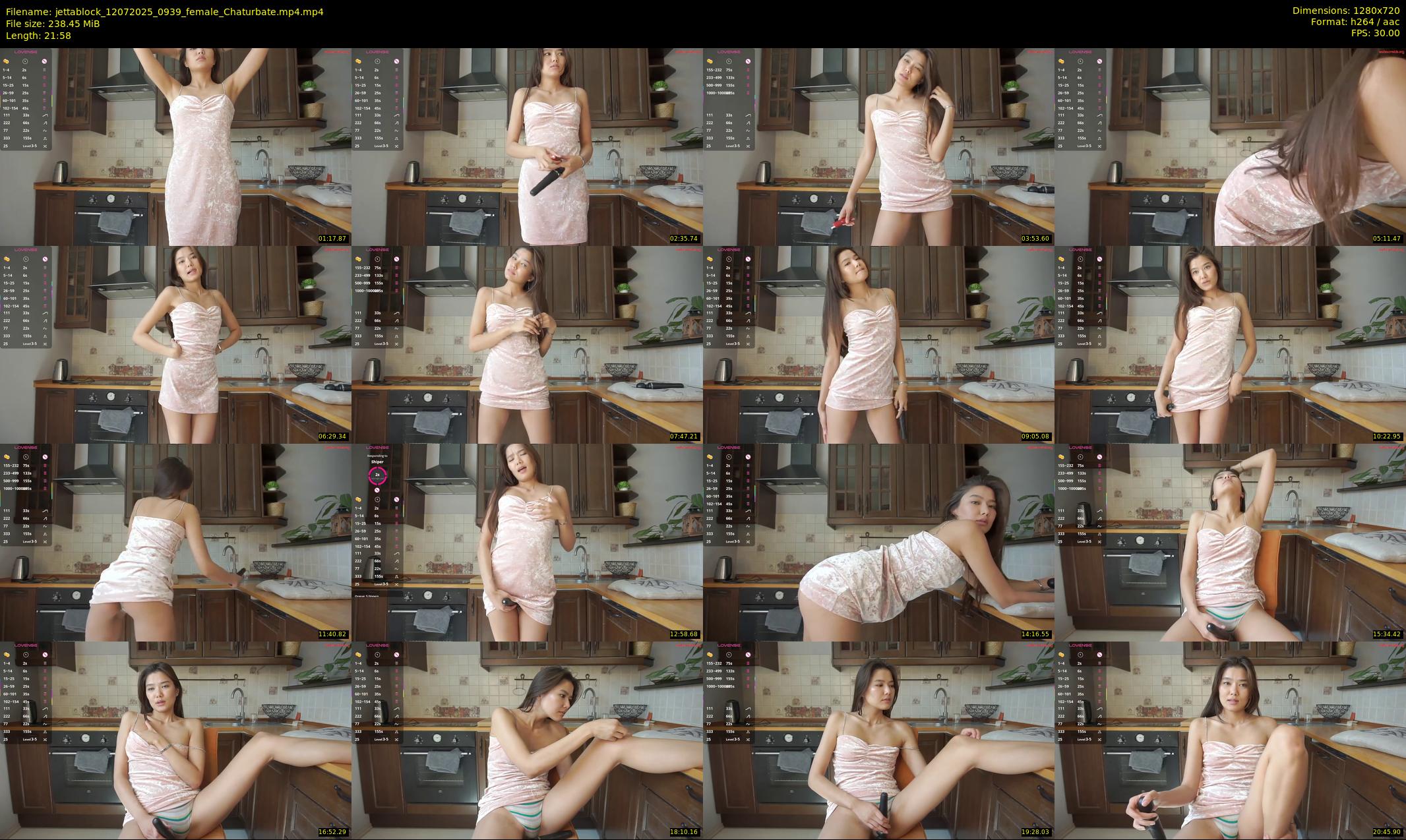 jettablock — 22 minute Chaturbate female cam show recording, 720p, Jul 12, 2025