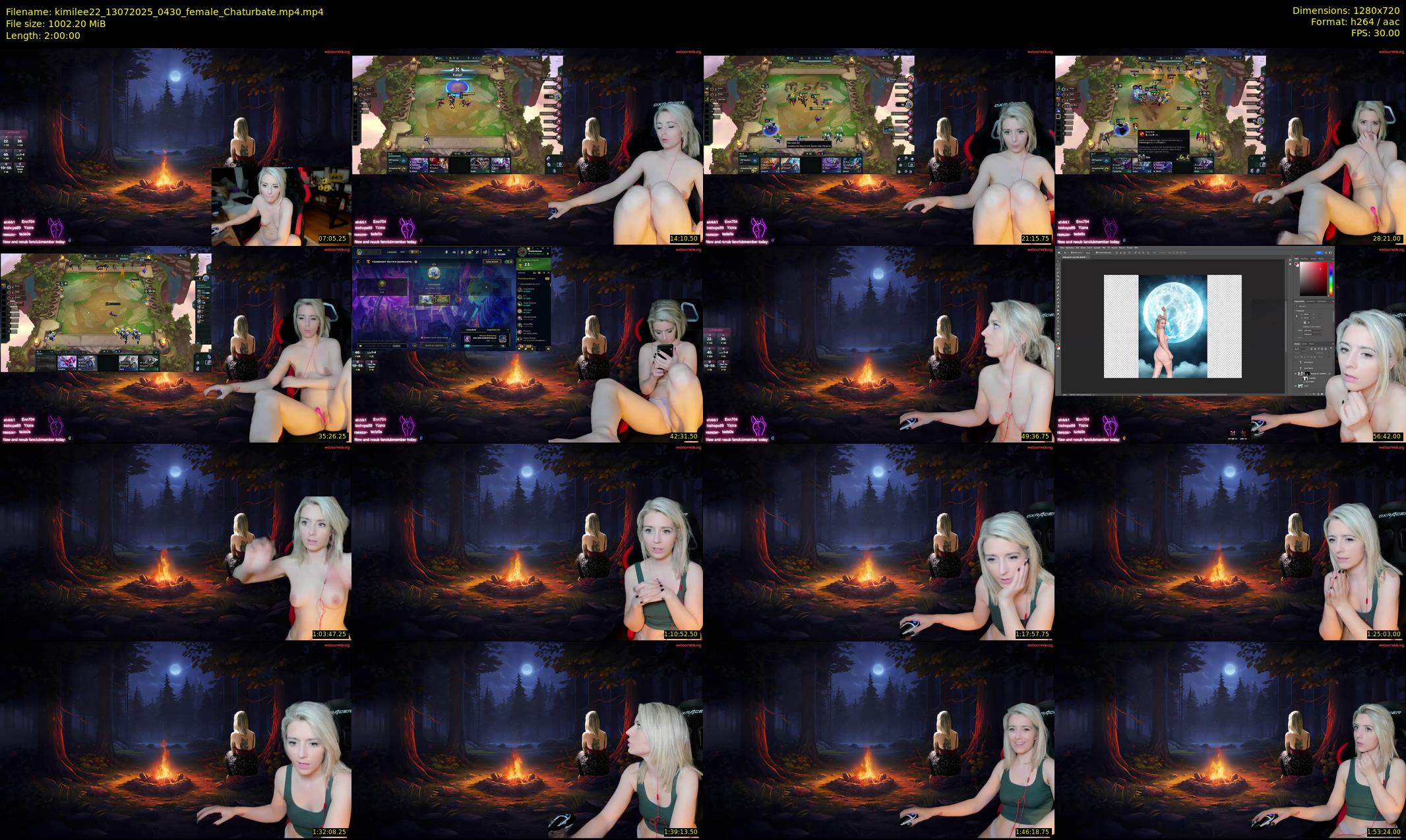 kimilee22 — 120 minute Chaturbate female cam show recording, 720p, Jul 13, 2025
