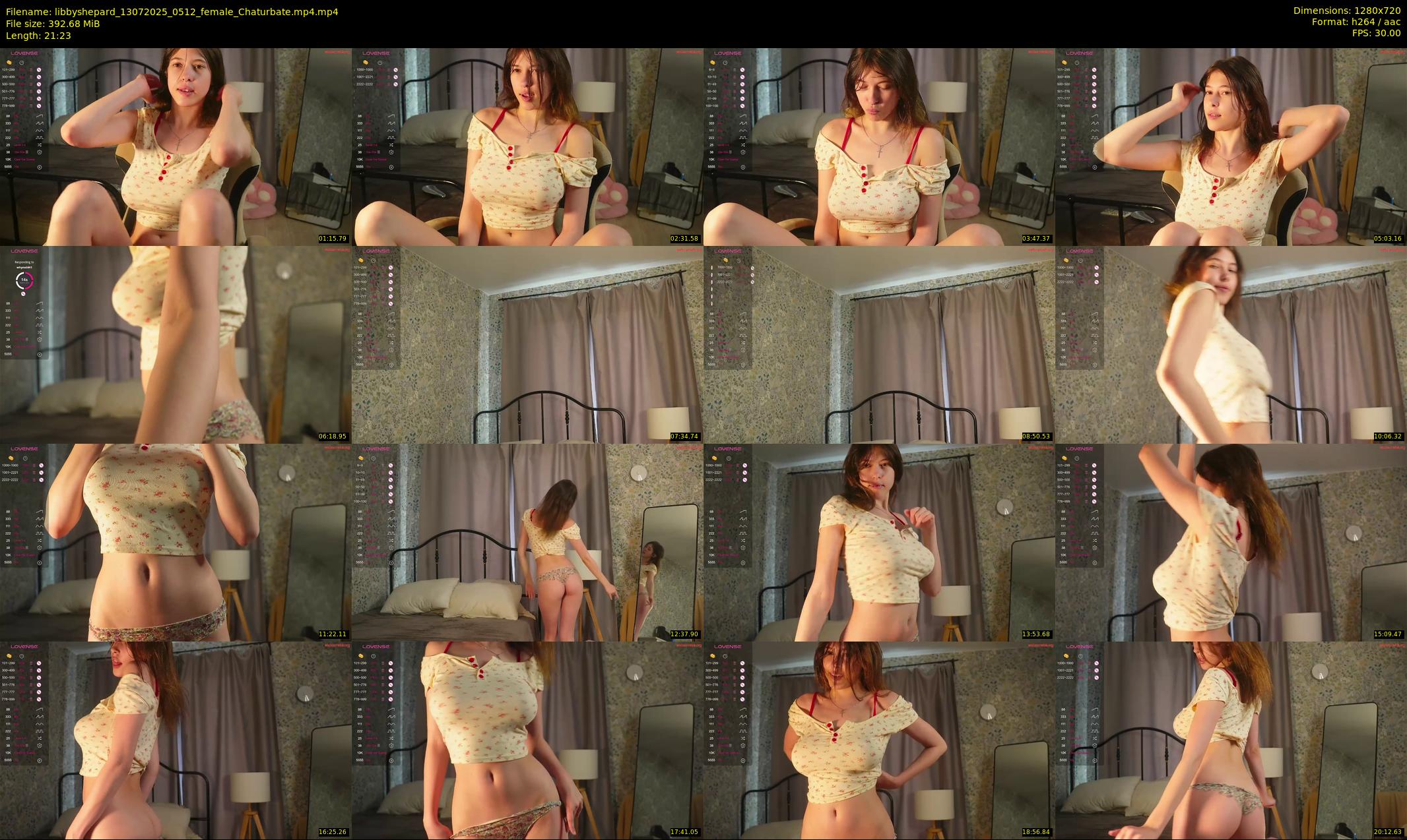 libbyshepard — 22 minute Chaturbate female cam show recording, 720p, Jul 13, 2025