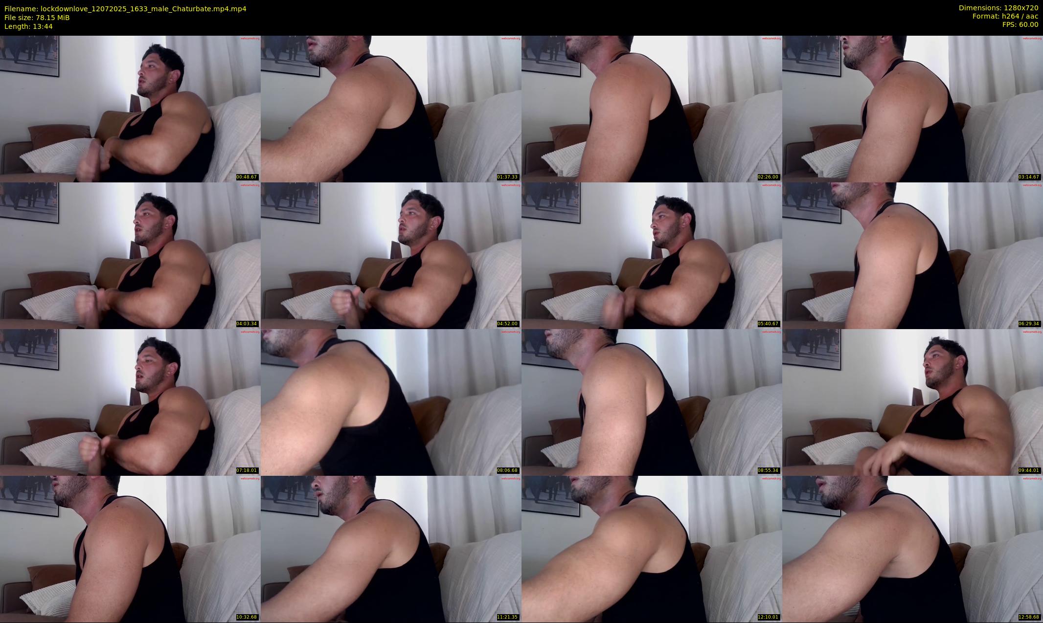 lockdownlove — 14 minute Chaturbate male cam show recording, 720p, Jul 12, 2025