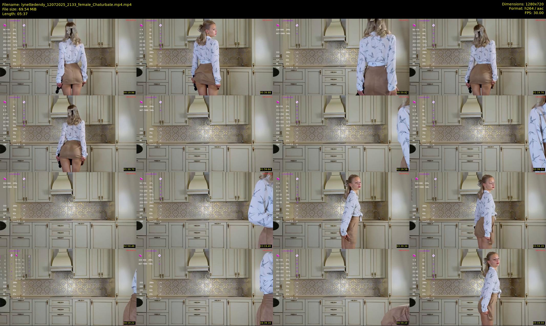 lynettedendy — 6 minute Chaturbate female cam show recording, 720p, Jul 12, 2025