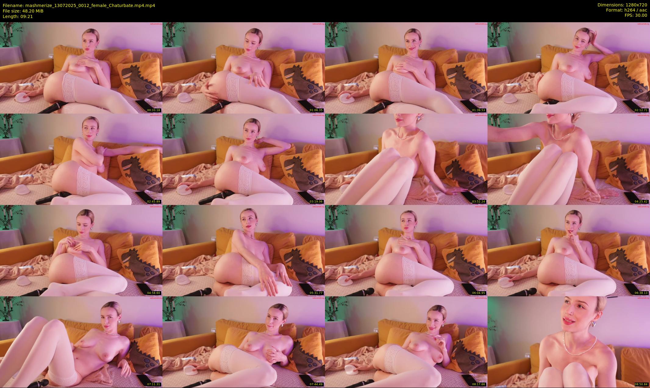 mashmerize — 10 minute Chaturbate female cam show recording, 720p, Jul 13, 2025