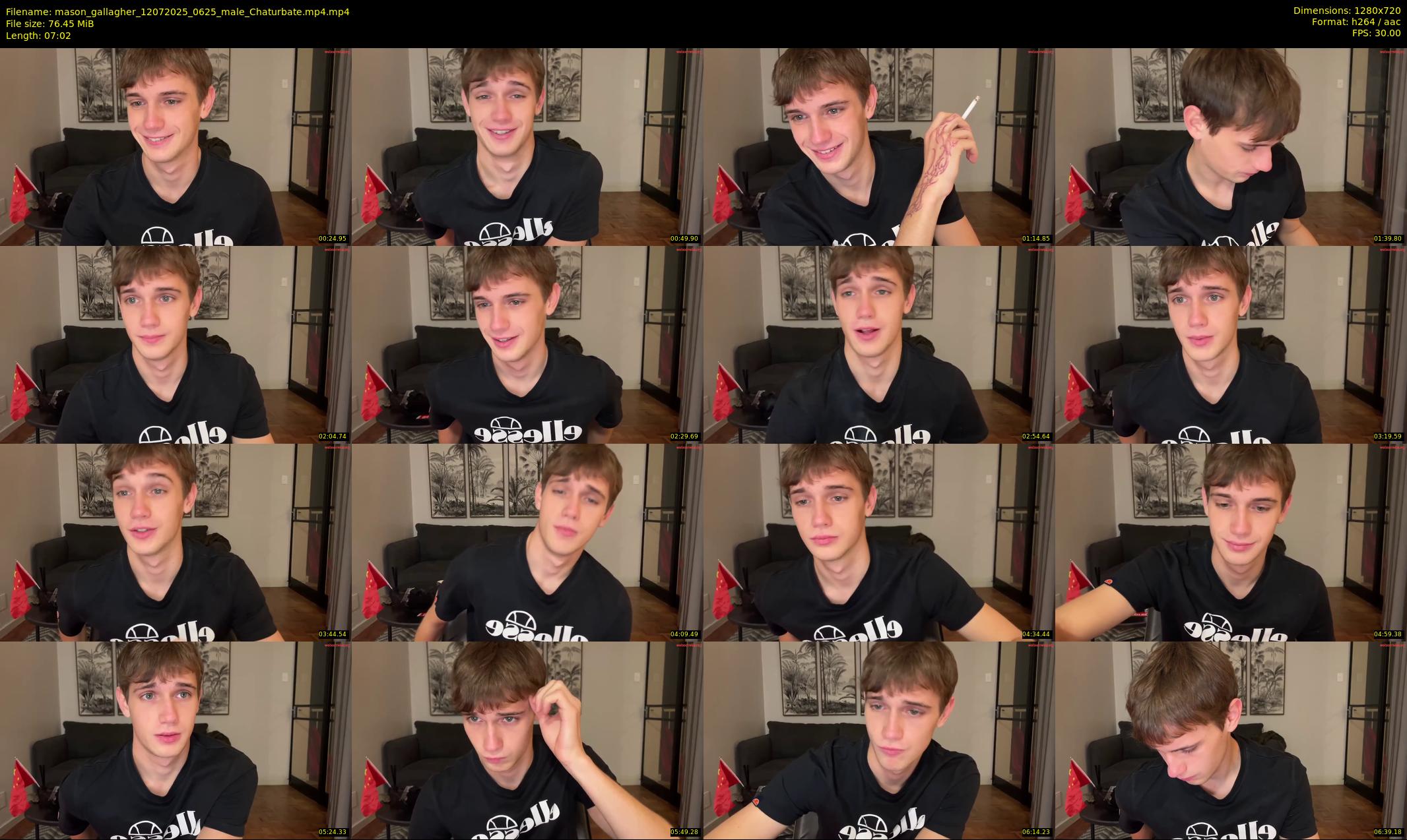 mason_gallagher — 8 minute Chaturbate male cam show recording, 720p, Jul 12, 2025
