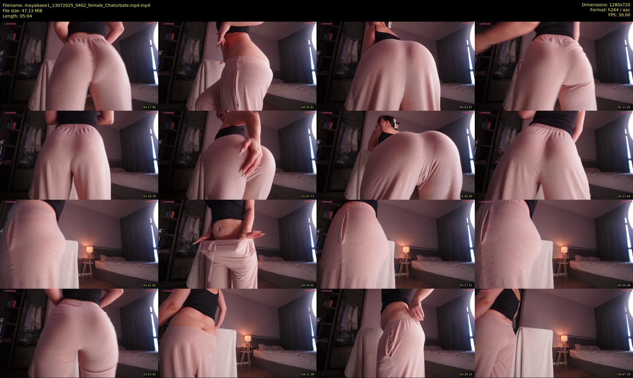 mayabaee1 — 6 minute Chaturbate female cam show recording, 720p, Jul 13, 2025