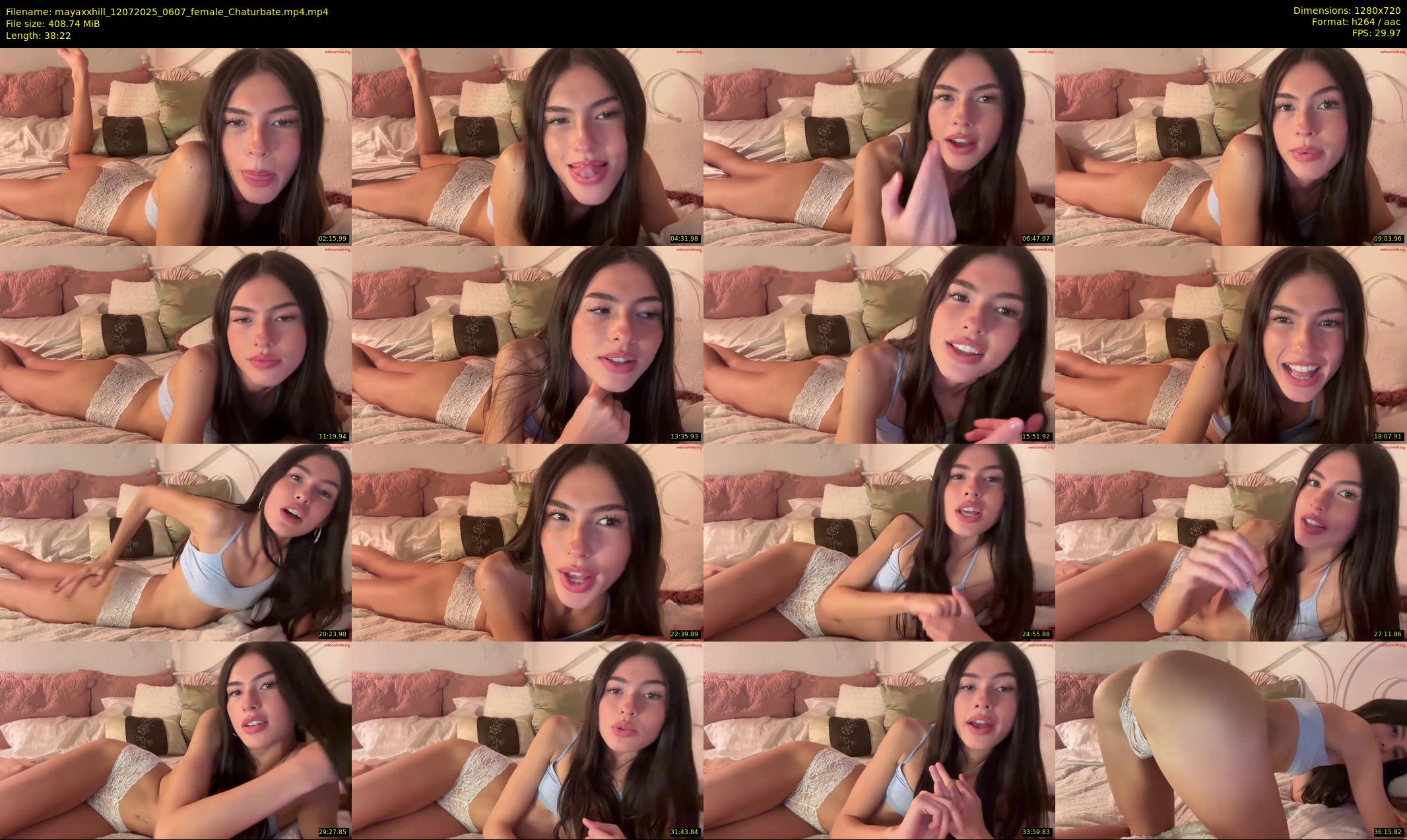 mayaxxhill — 39 minute Chaturbate female cam show recording, 720p, Jul 12, 2025
