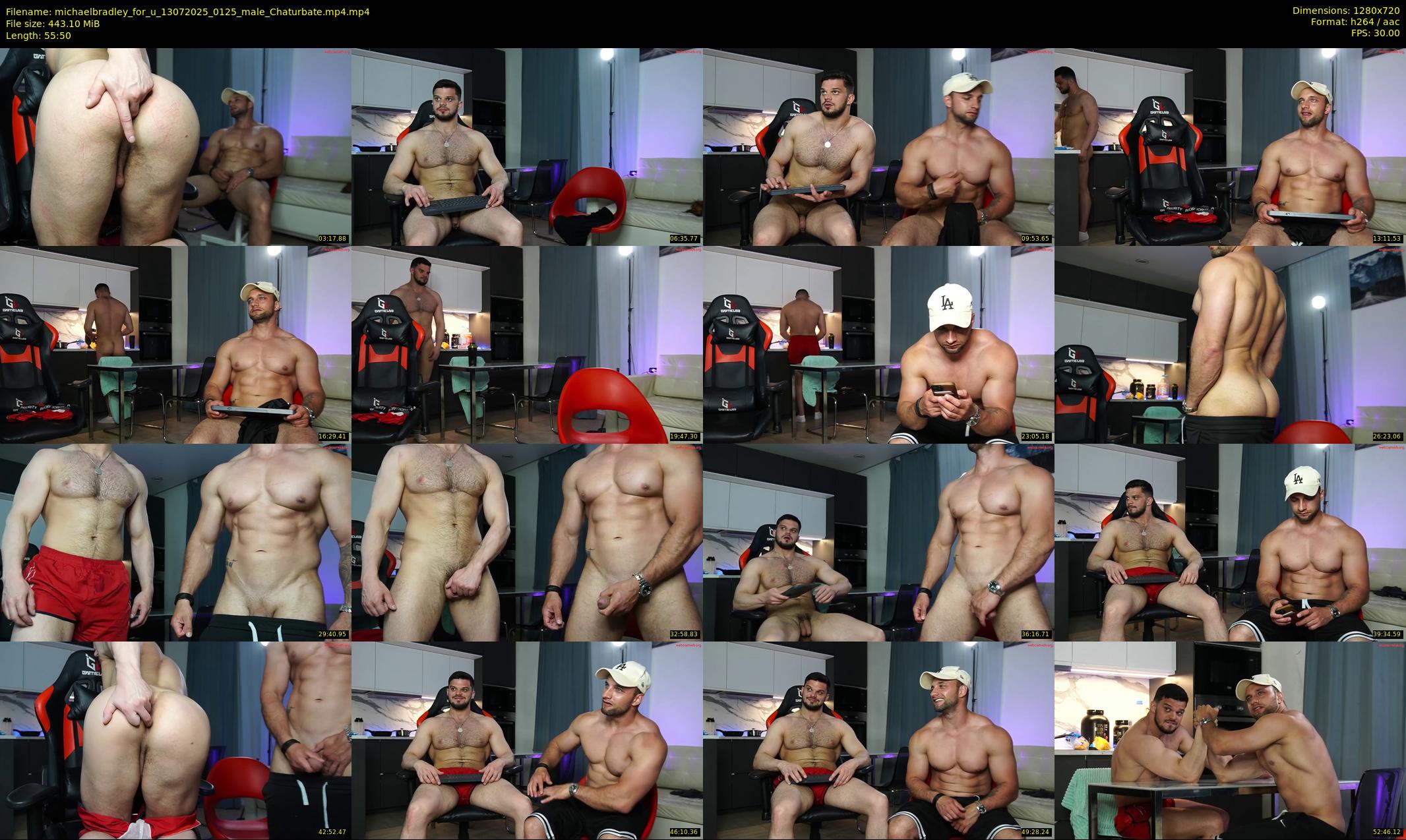 michaelbradley_for_u — 56 minute Chaturbate male cam show recording, 720p, Jul 13, 2025