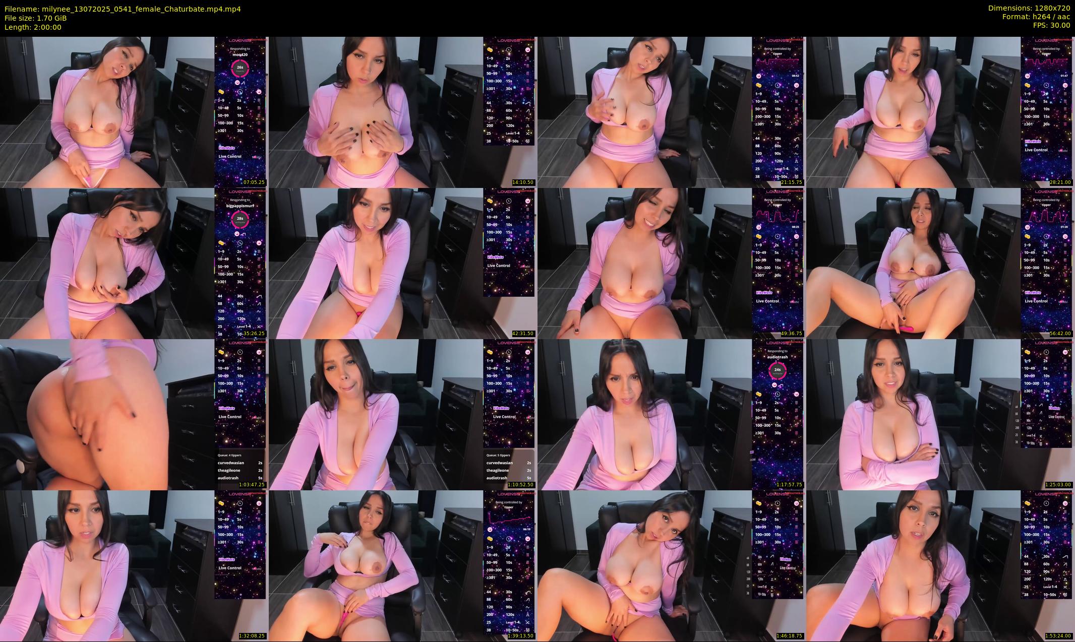 milynee — 120 minute Chaturbate female cam show recording, 720p, Jul 13, 2025