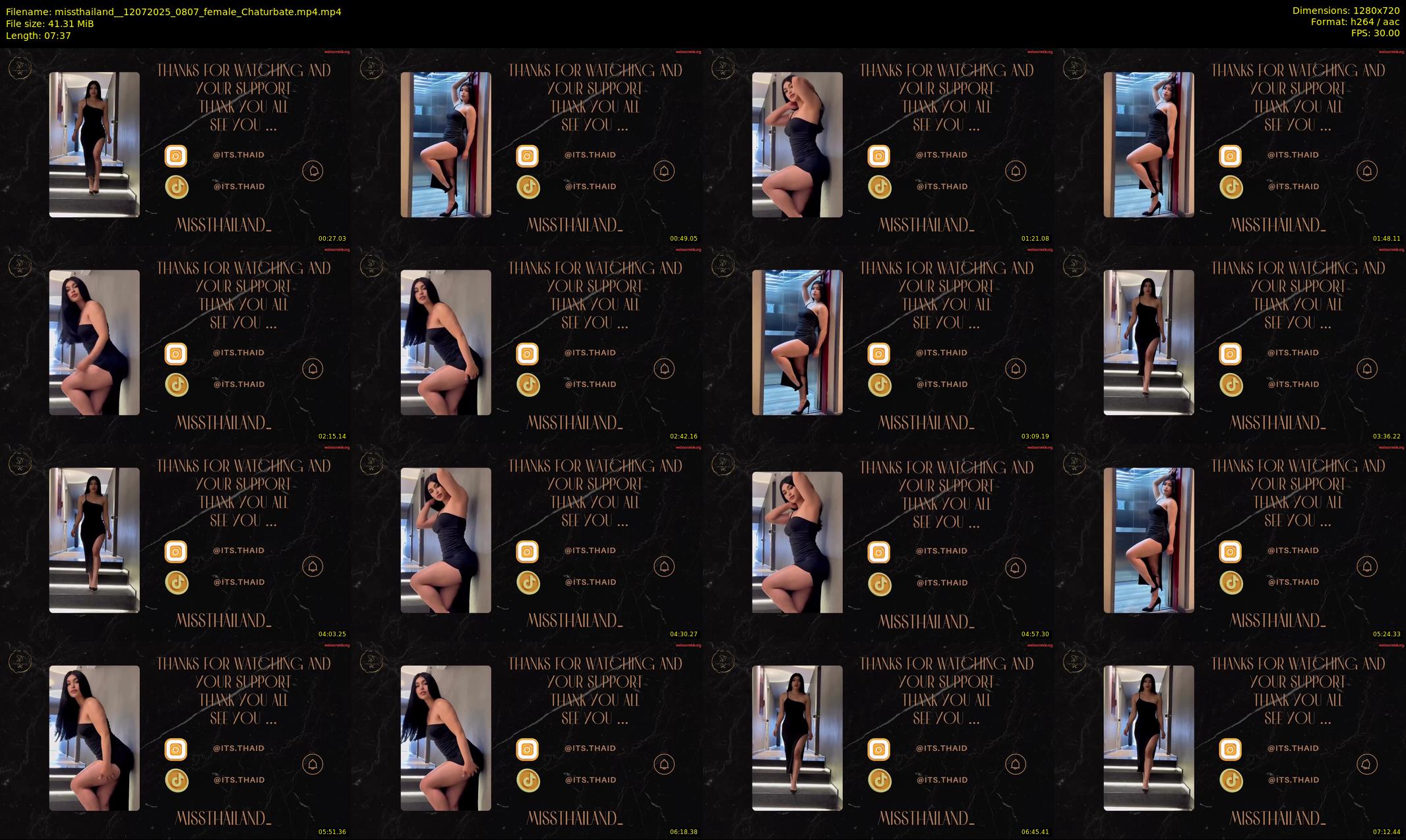 missthailand_ — 8 minute Chaturbate female cam show recording, 720p, Jul 12, 2025
