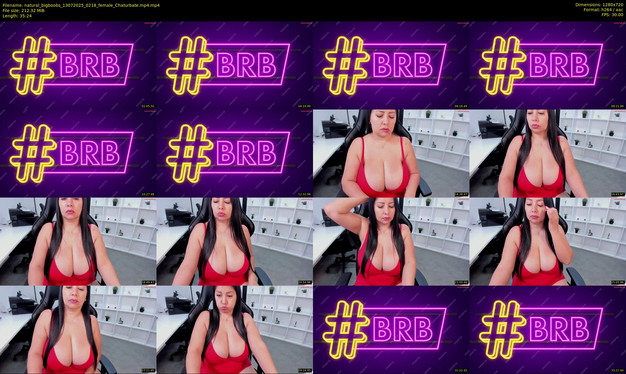 natural_bigboobs — 36 minute Chaturbate female cam show recording, 720p, Jul 13, 2025