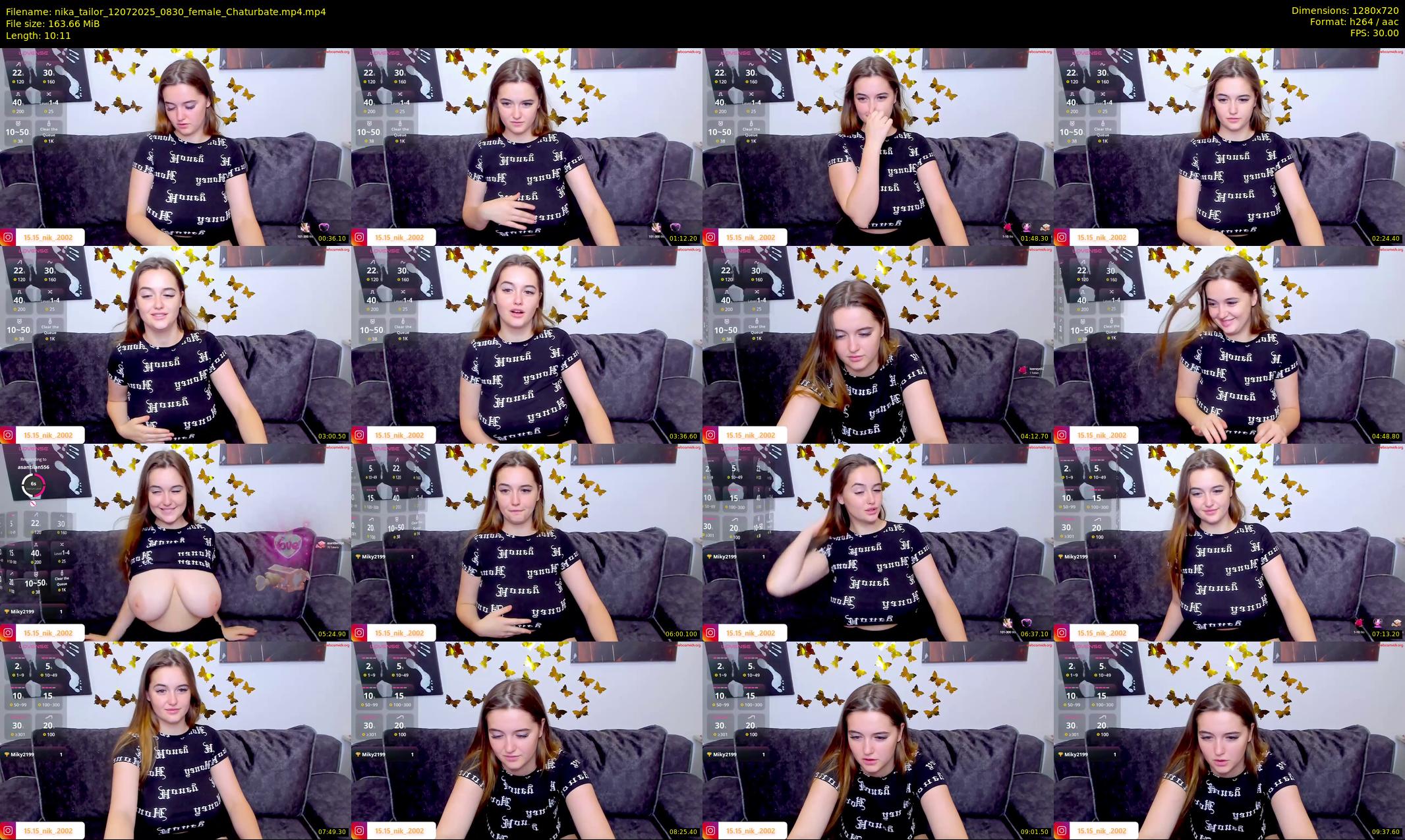 nika_tailor — 11 minute Chaturbate female cam show recording, 720p, Jul 12, 2025