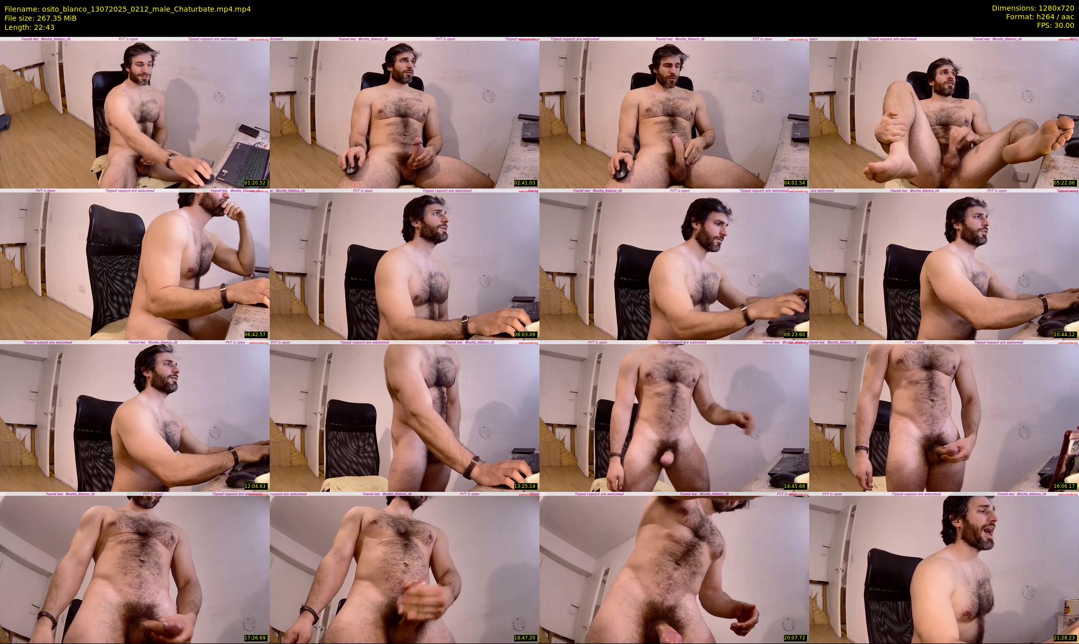 osito_blanco — 23 minute Chaturbate male cam show recording, 720p, Jul 13, 2025