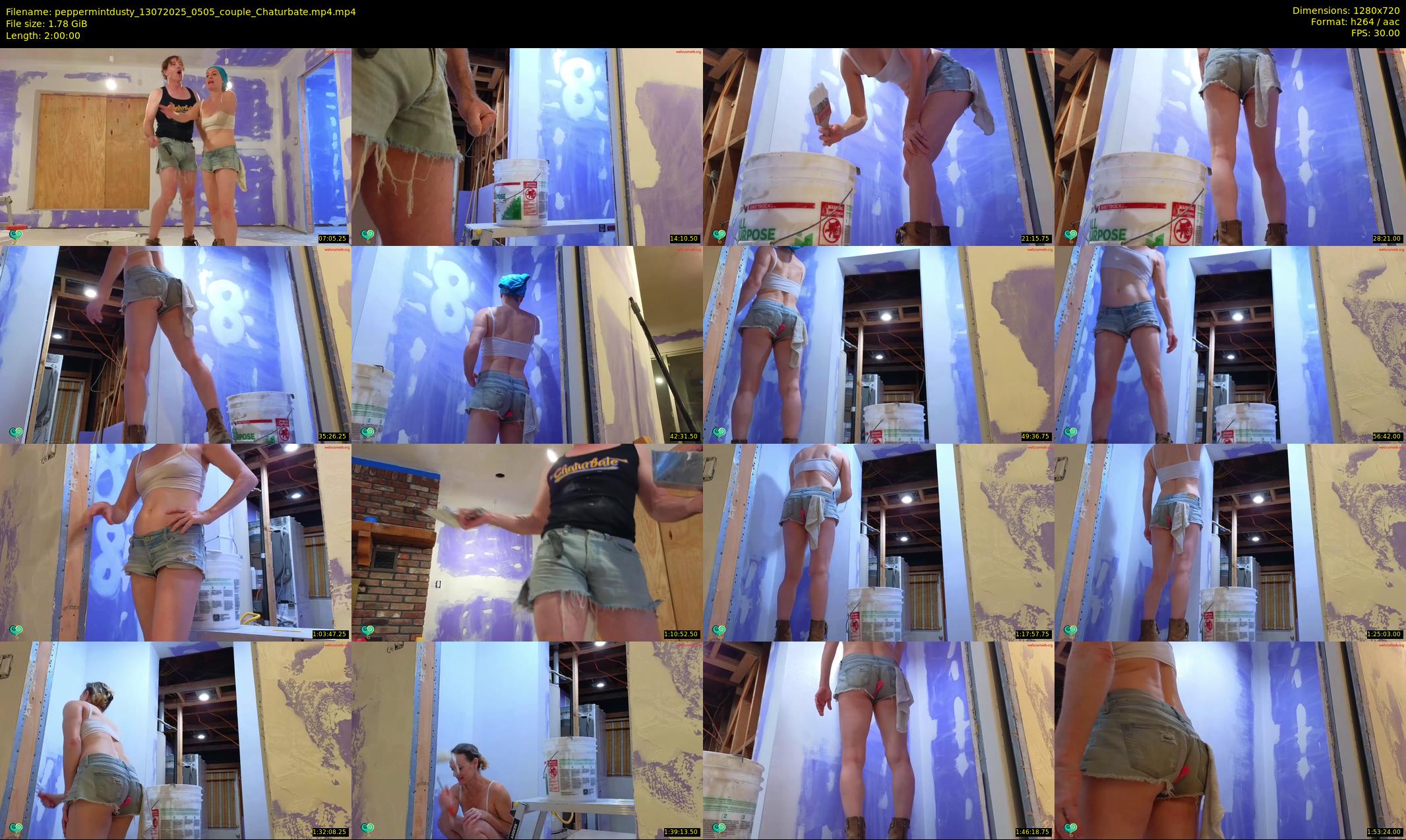 peppermintdusty — 120 minute Chaturbate couple cam show recording, 720p, Jul 13, 2025