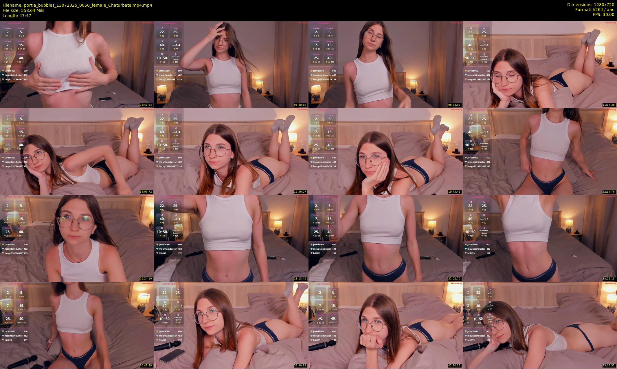 portia_bubbles — 48 minute Chaturbate female cam show recording, 720p, Jul 13, 2025