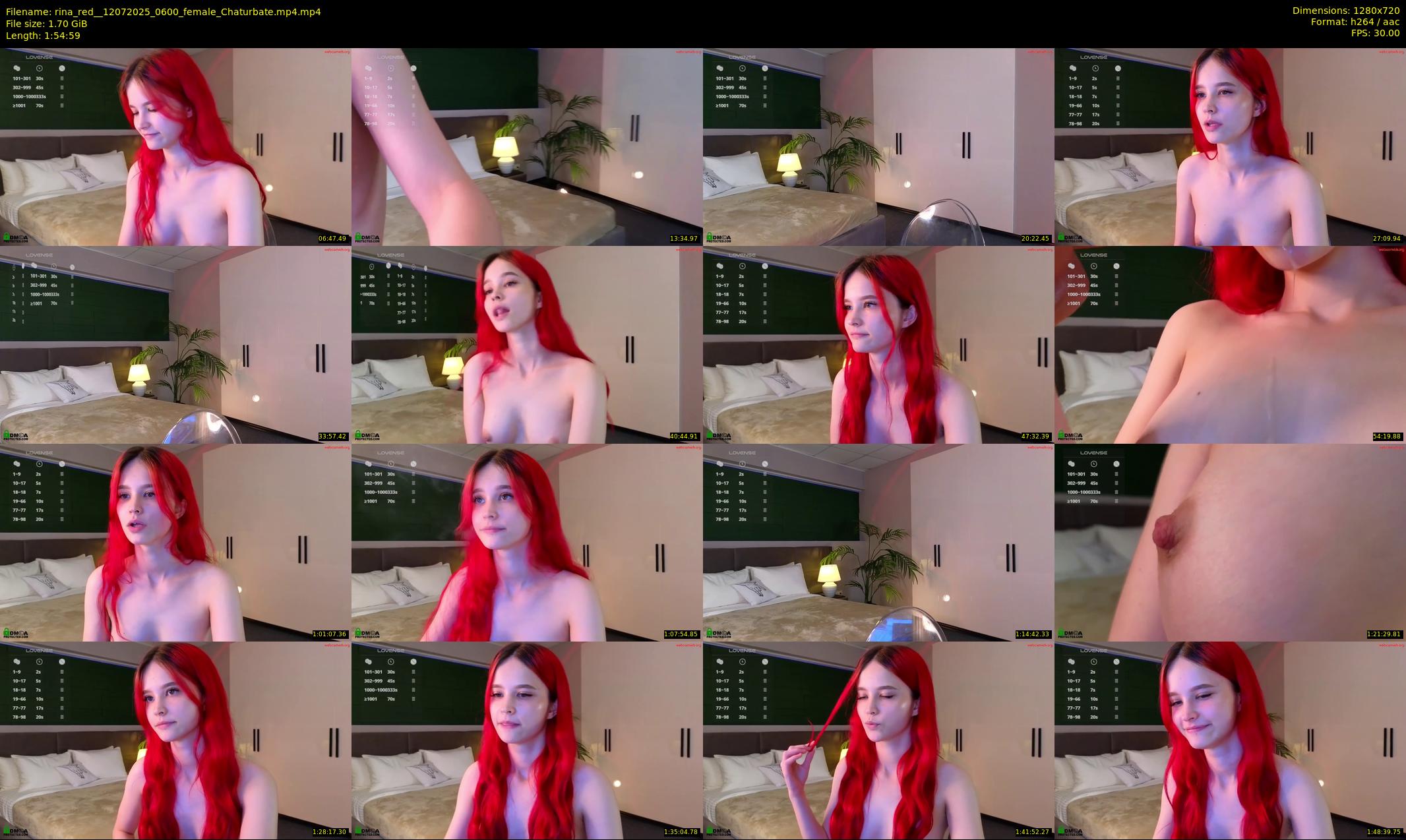 rina_red_ — 115 minute Chaturbate female cam show recording, 720p, Jul 12, 2025