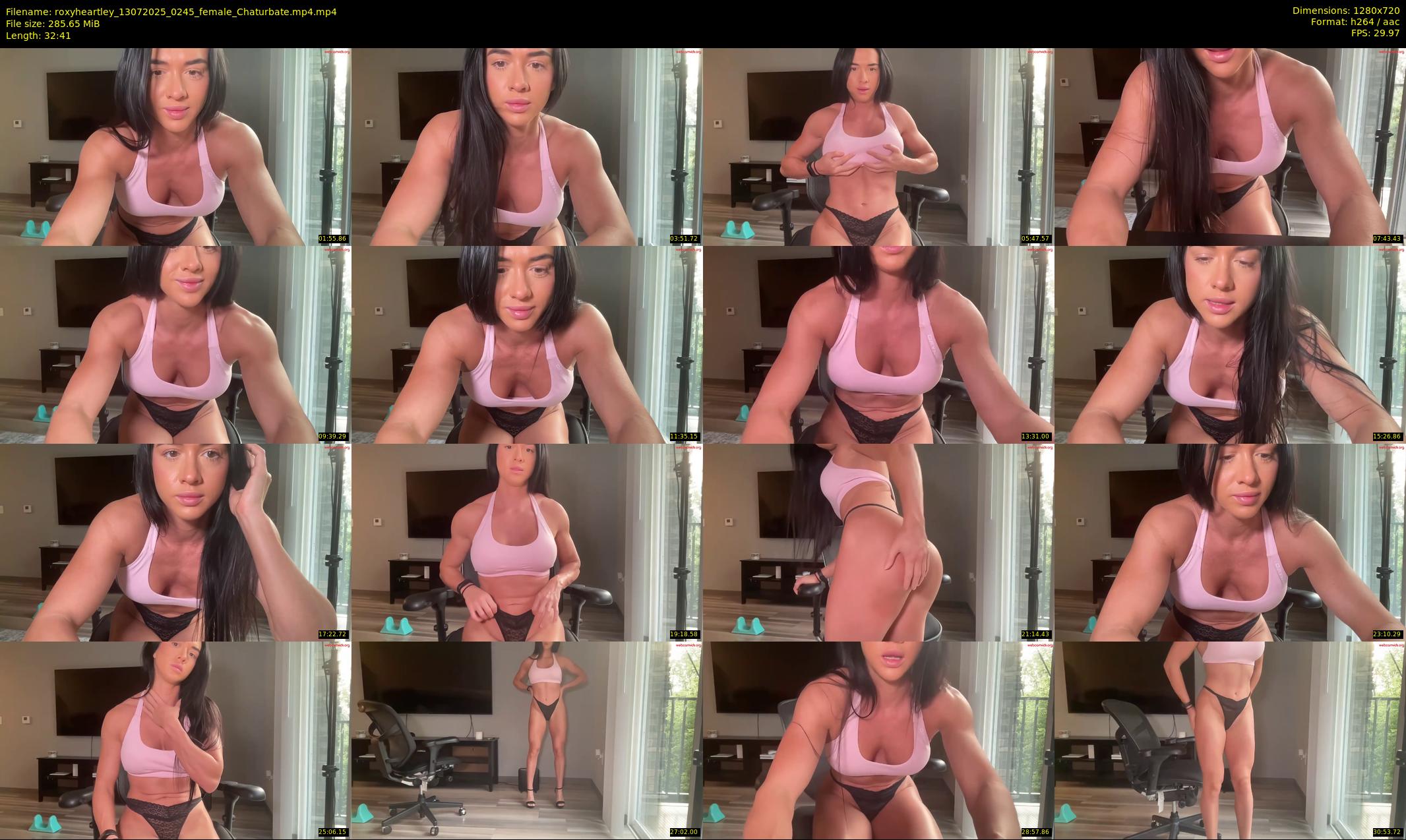 roxyheartley — 33 minute Chaturbate female cam show recording, 720p, Jul 13, 2025