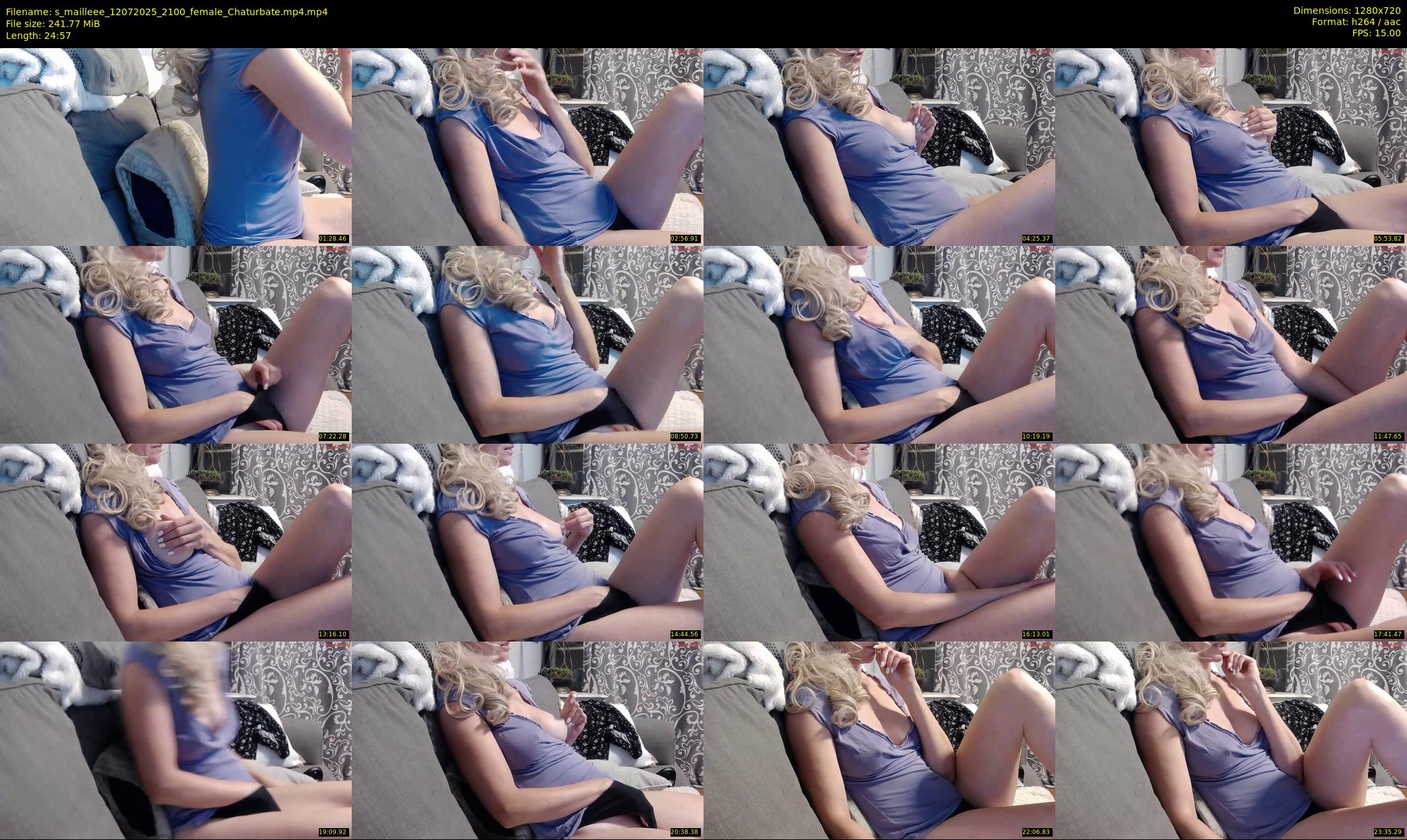 s_mailleee — 25 minute Chaturbate female cam show recording, 720p, Jul 12, 2025