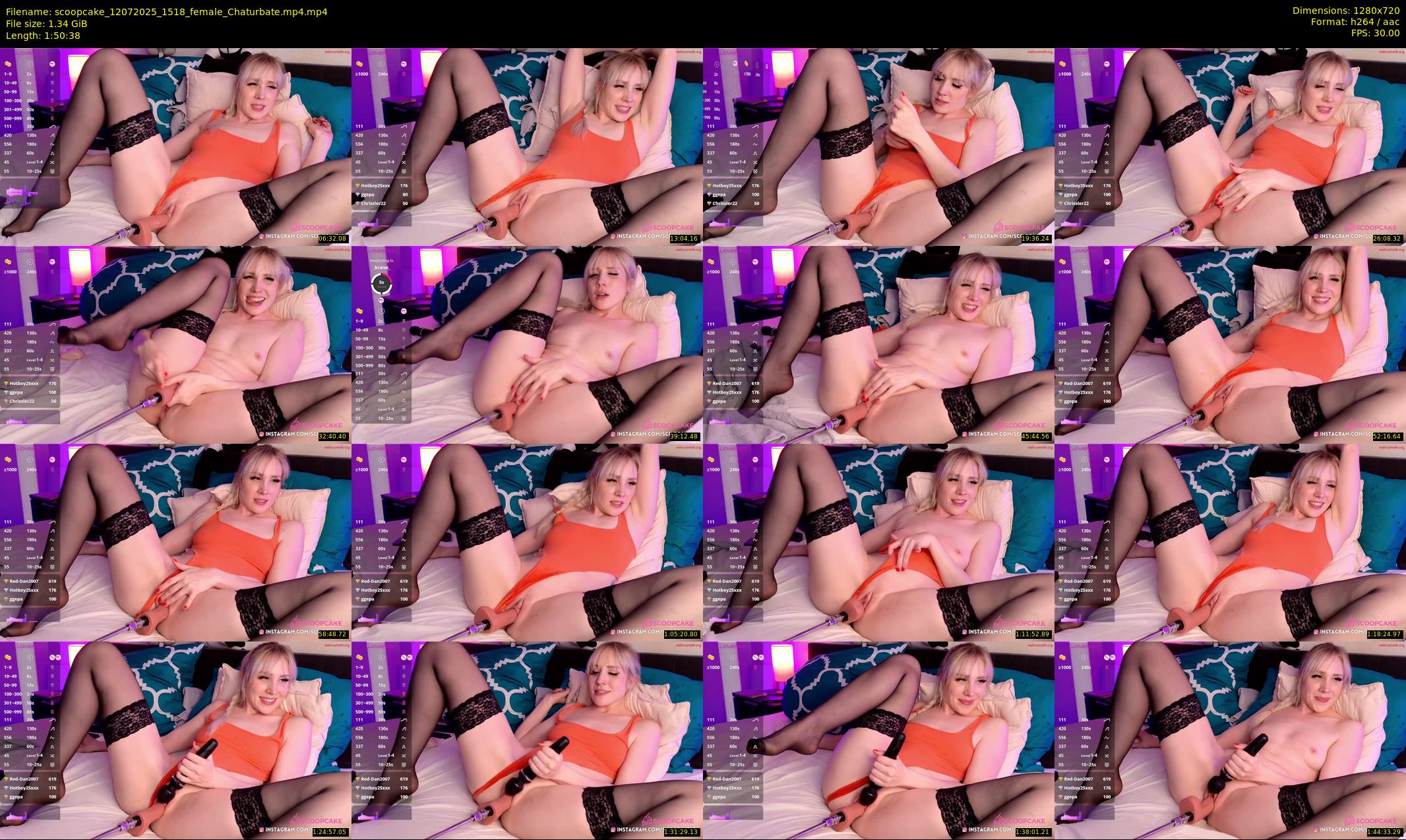 scoopcake — 111 minute Chaturbate female cam show recording, 720p, Jul 12, 2025