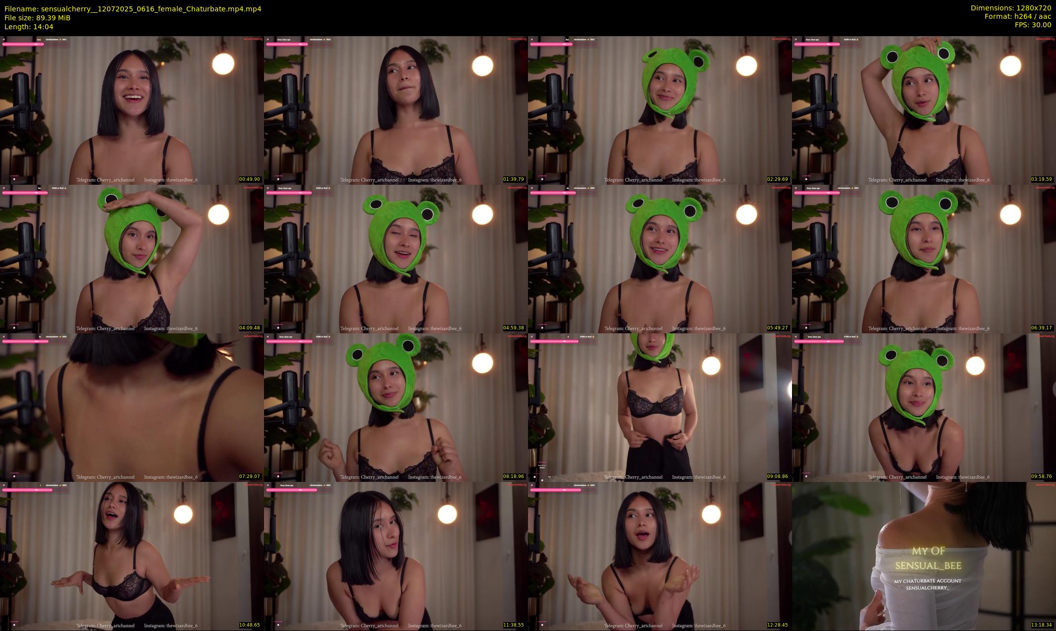 sensualcherry_ — 15 minute Chaturbate female cam show recording, 720p, Jul 12, 2025