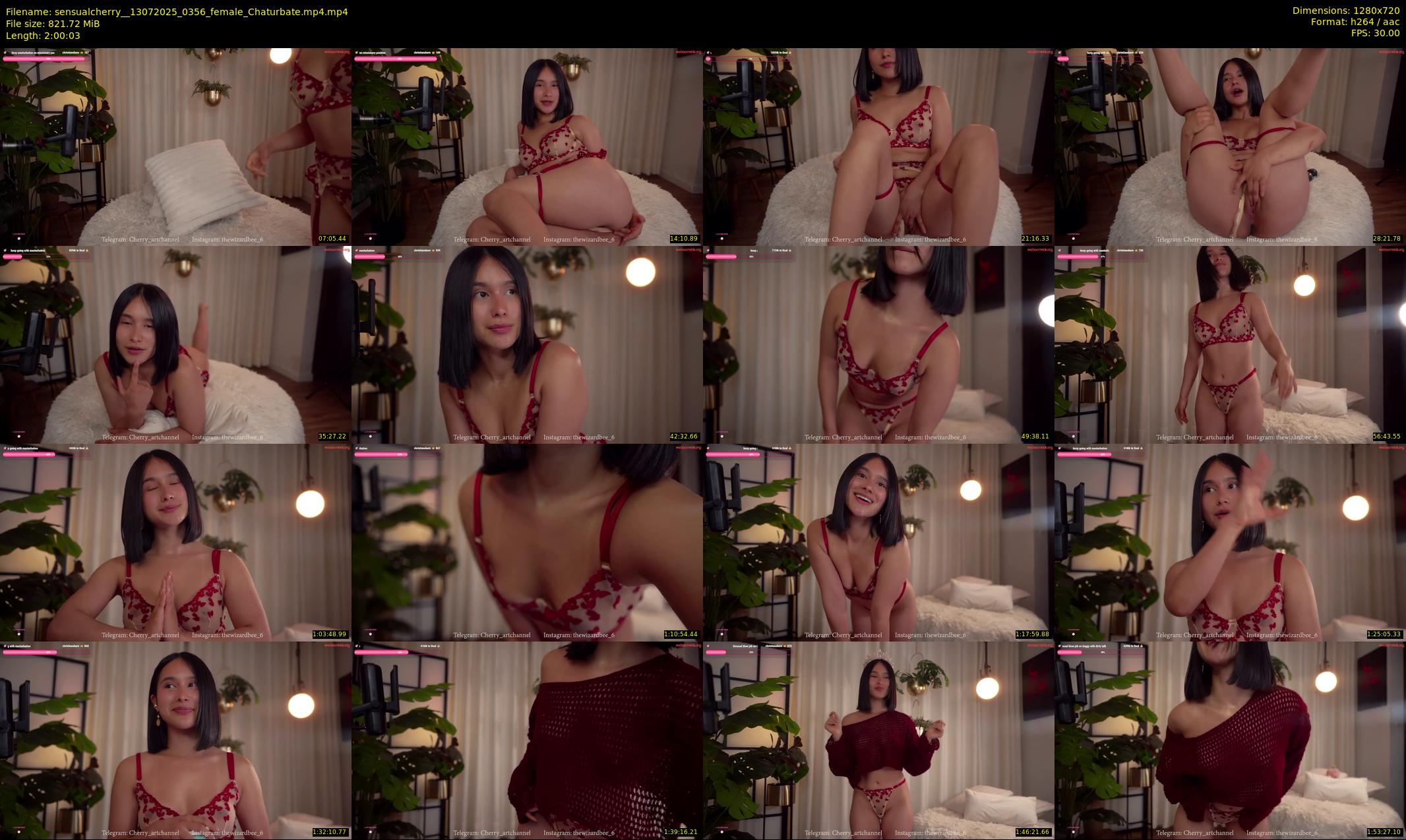 sensualcherry_ — 121 minute Chaturbate female cam show recording, 720p, Jul 13, 2025