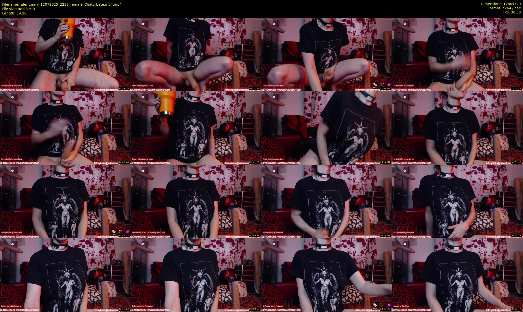 silentmary — 10 minute Chaturbate female cam show recording, 720p, Jul 12, 2025