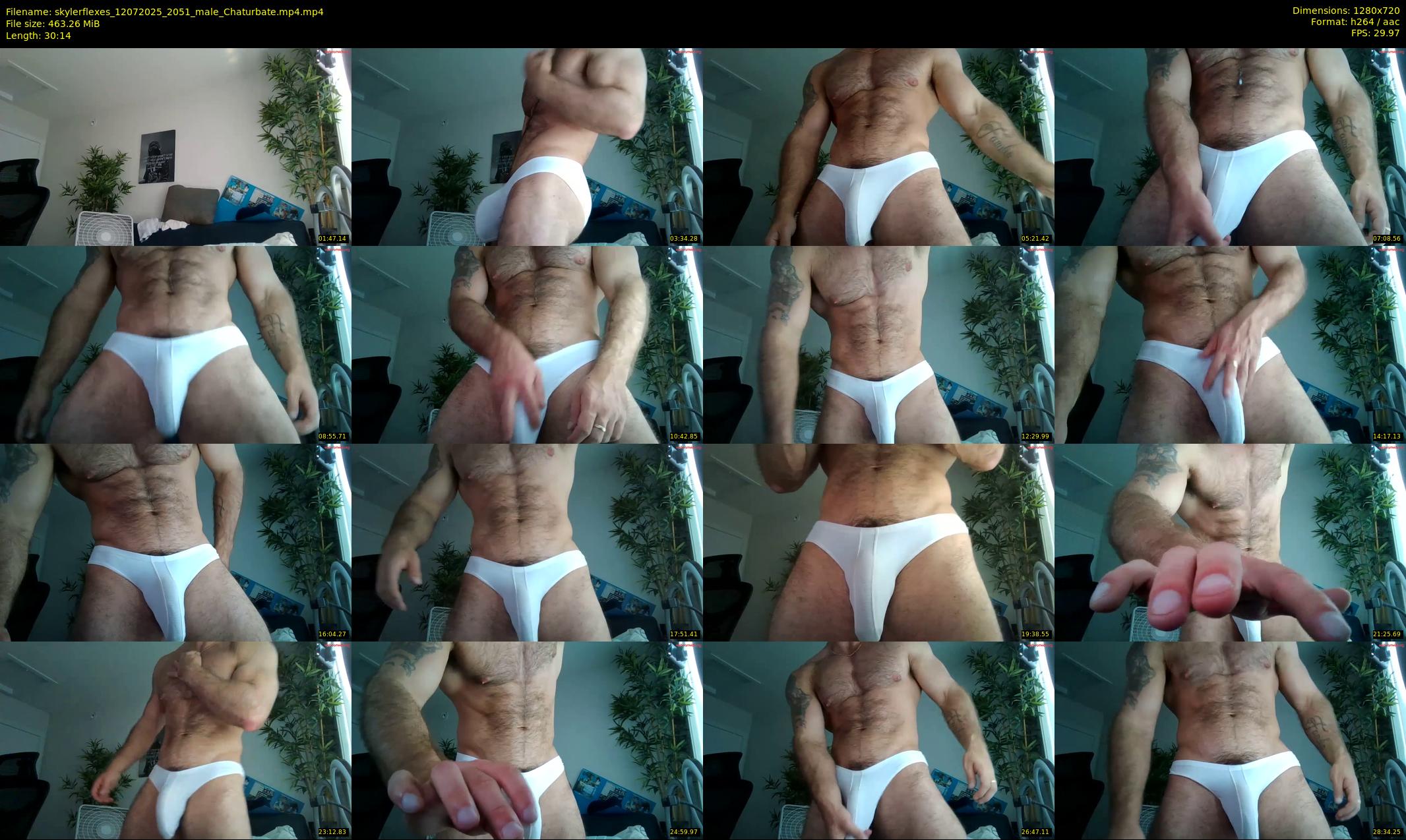 skylerflexes — 31 minute Chaturbate male cam show recording, 720p, Jul 12, 2025