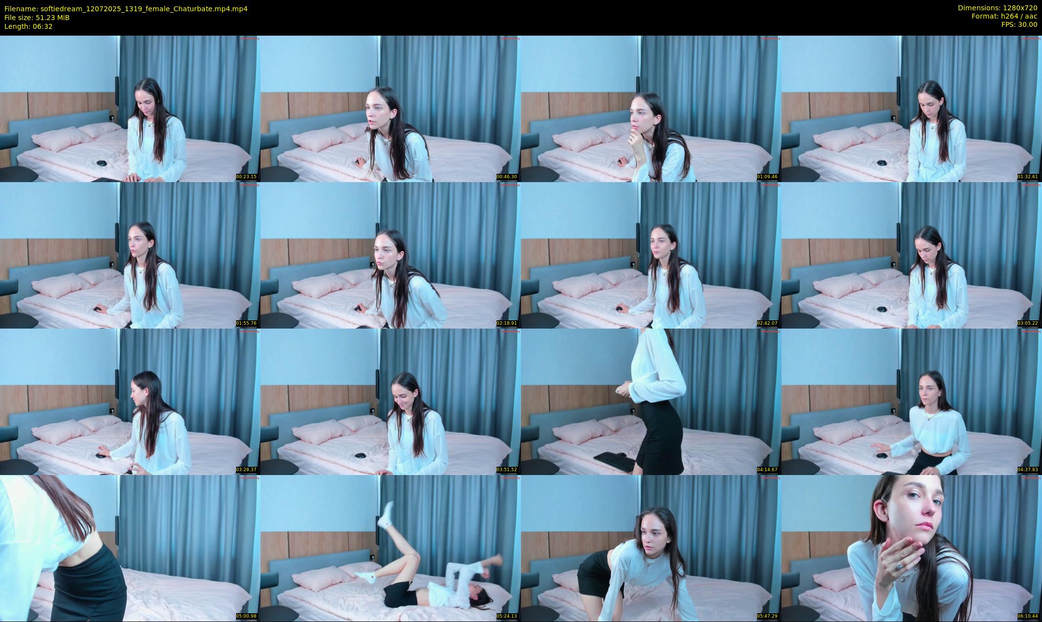 softiedream — 7 minute Chaturbate female cam show recording, 720p, Jul 12, 2025
