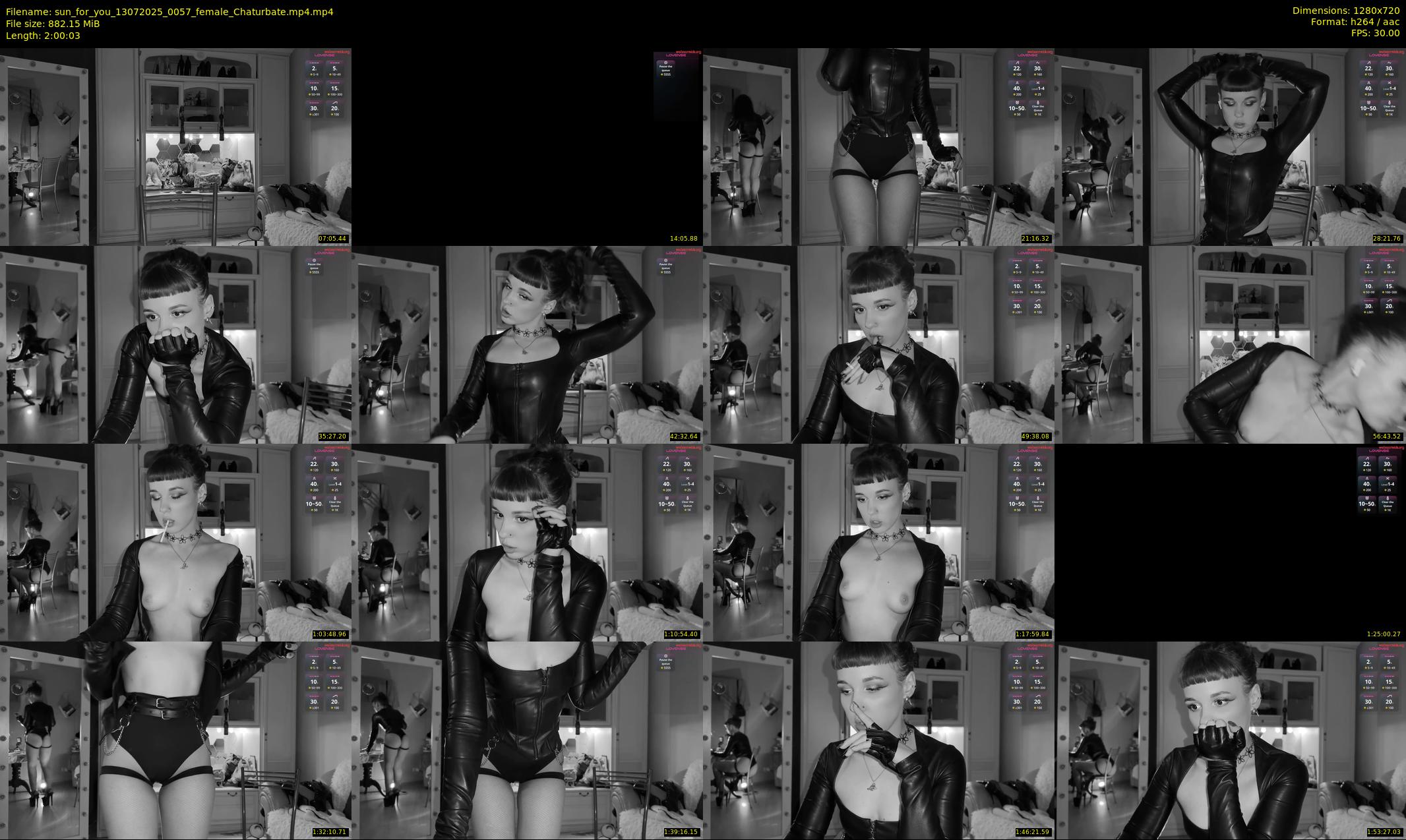 sun_for_you — 121 minute Chaturbate female cam show recording, 720p, Jul 13, 2025