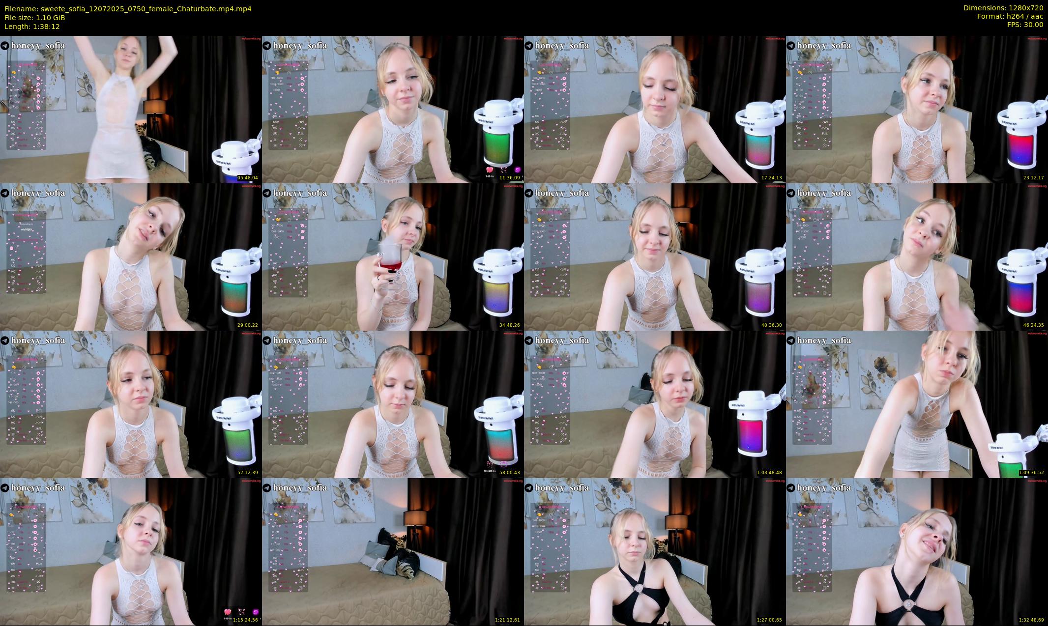 sweete_sofia — 99 minute Chaturbate female cam show recording, 720p, Jul 12, 2025