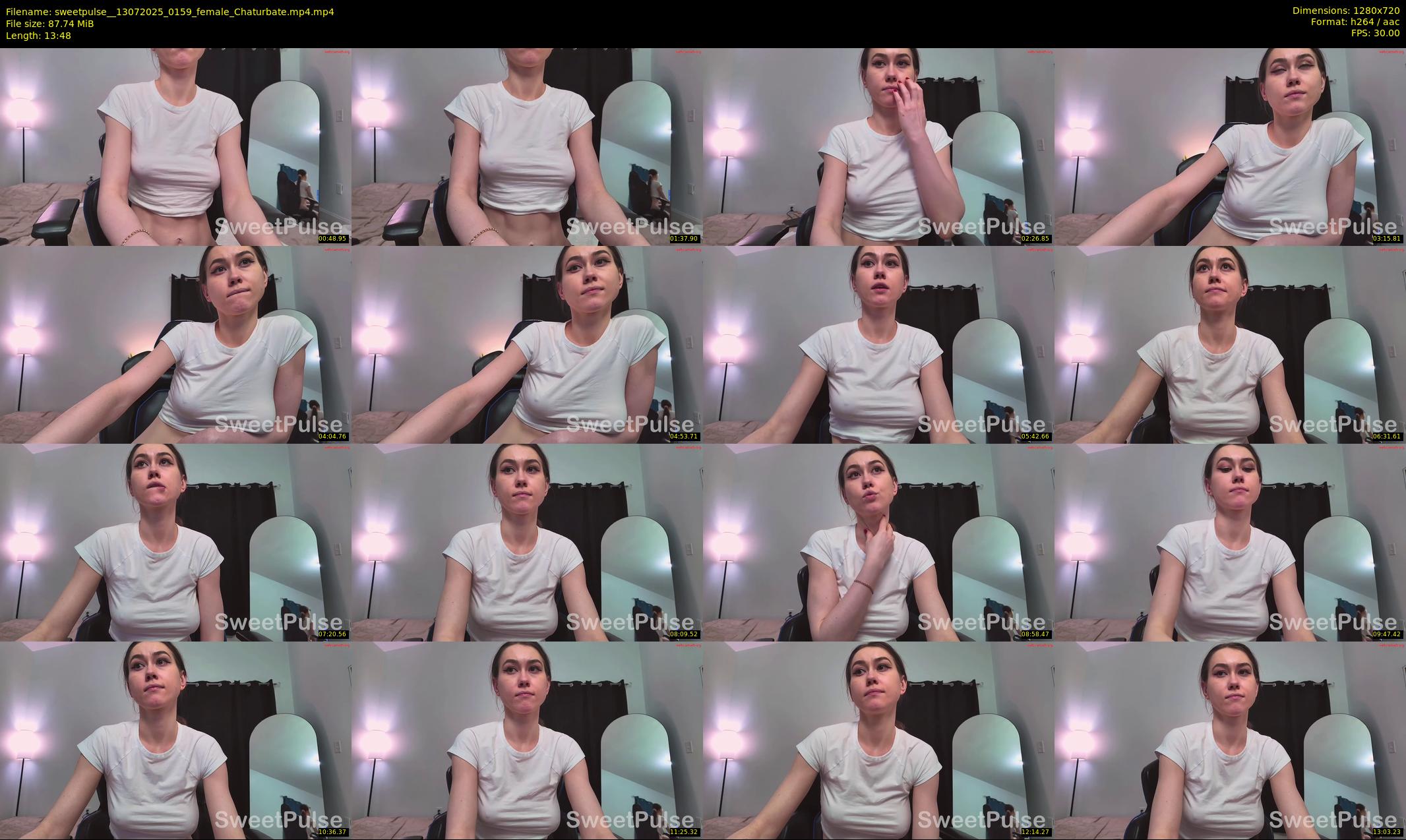 sweetpulse_ — 14 minute Chaturbate female cam show recording, 720p, Jul 13, 2025
