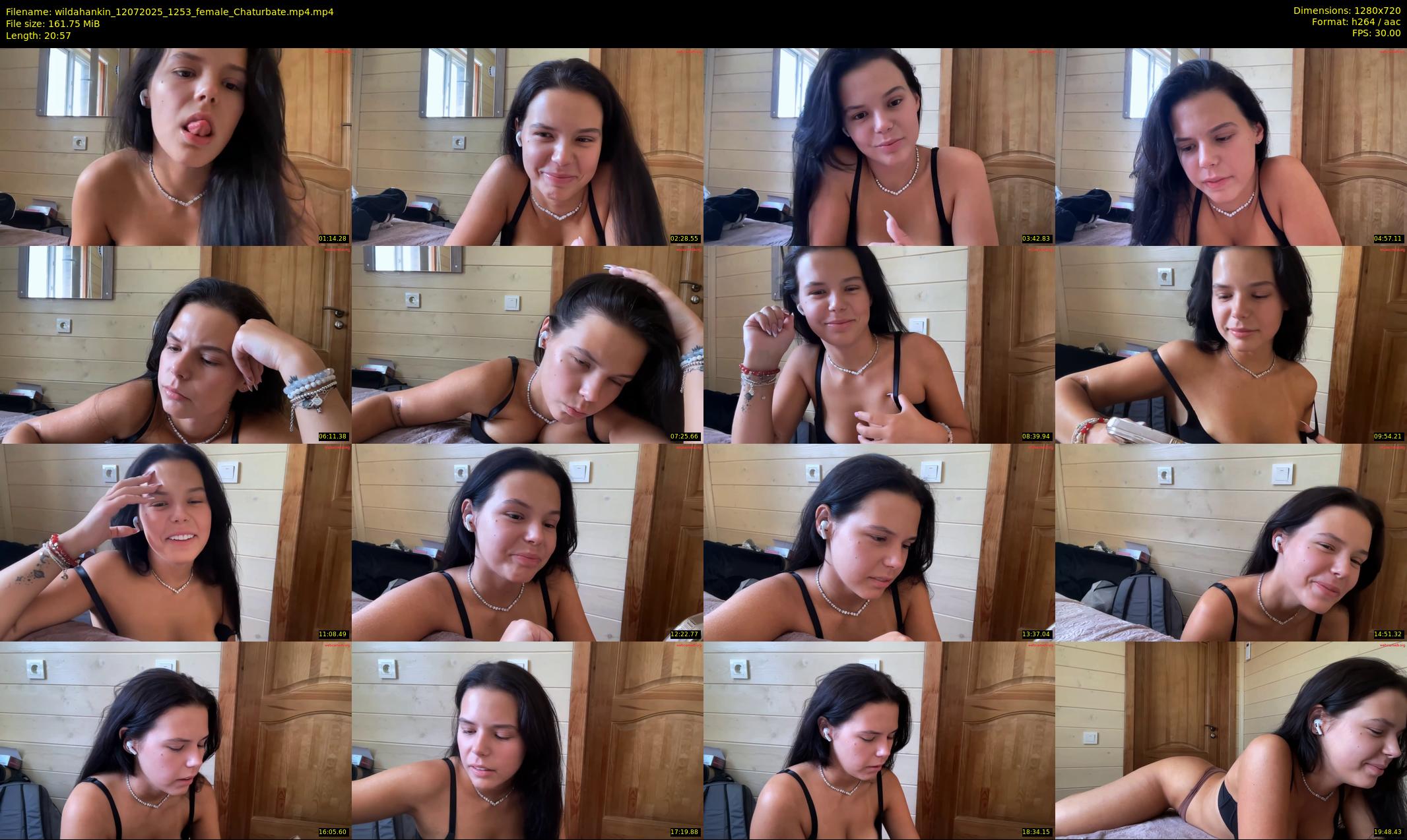 wildahankin — 21 minute Chaturbate female cam show recording, 720p, Jul 12, 2025