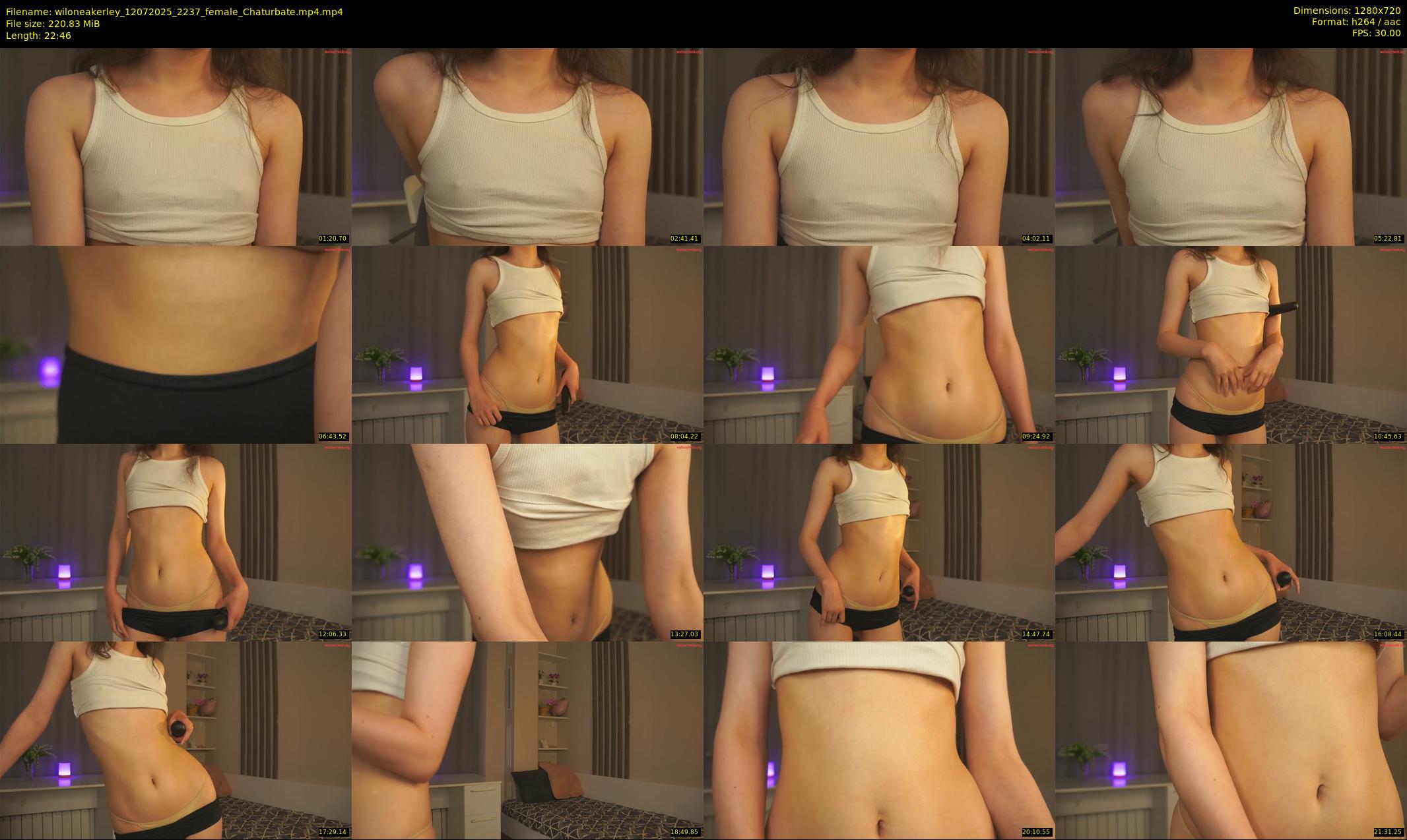 wiloneakerley — 23 minute Chaturbate female cam show recording, 720p, Jul 12, 2025