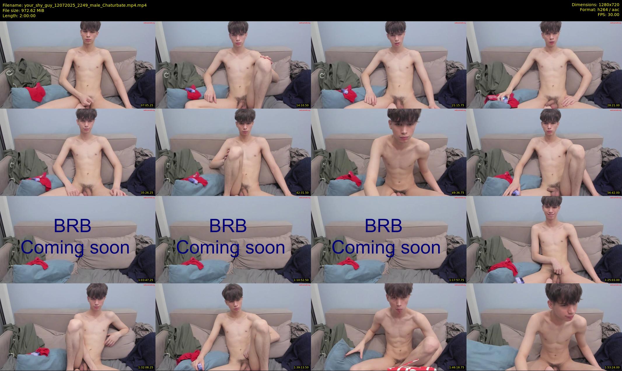 your_shy_guy — 120 minute Chaturbate male cam show recording, 720p, Jul 12, 2025