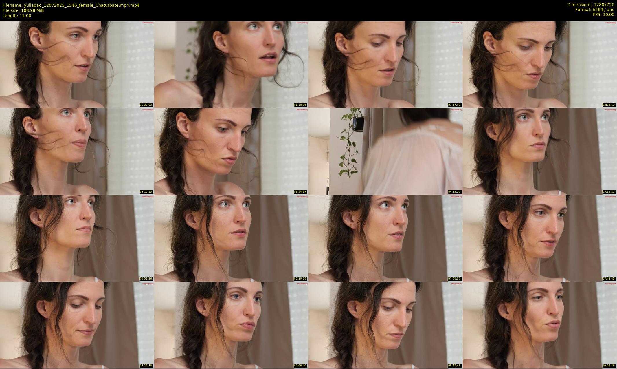 yulladao — 11 minute Chaturbate female cam show recording, 720p, Jul 12, 2025