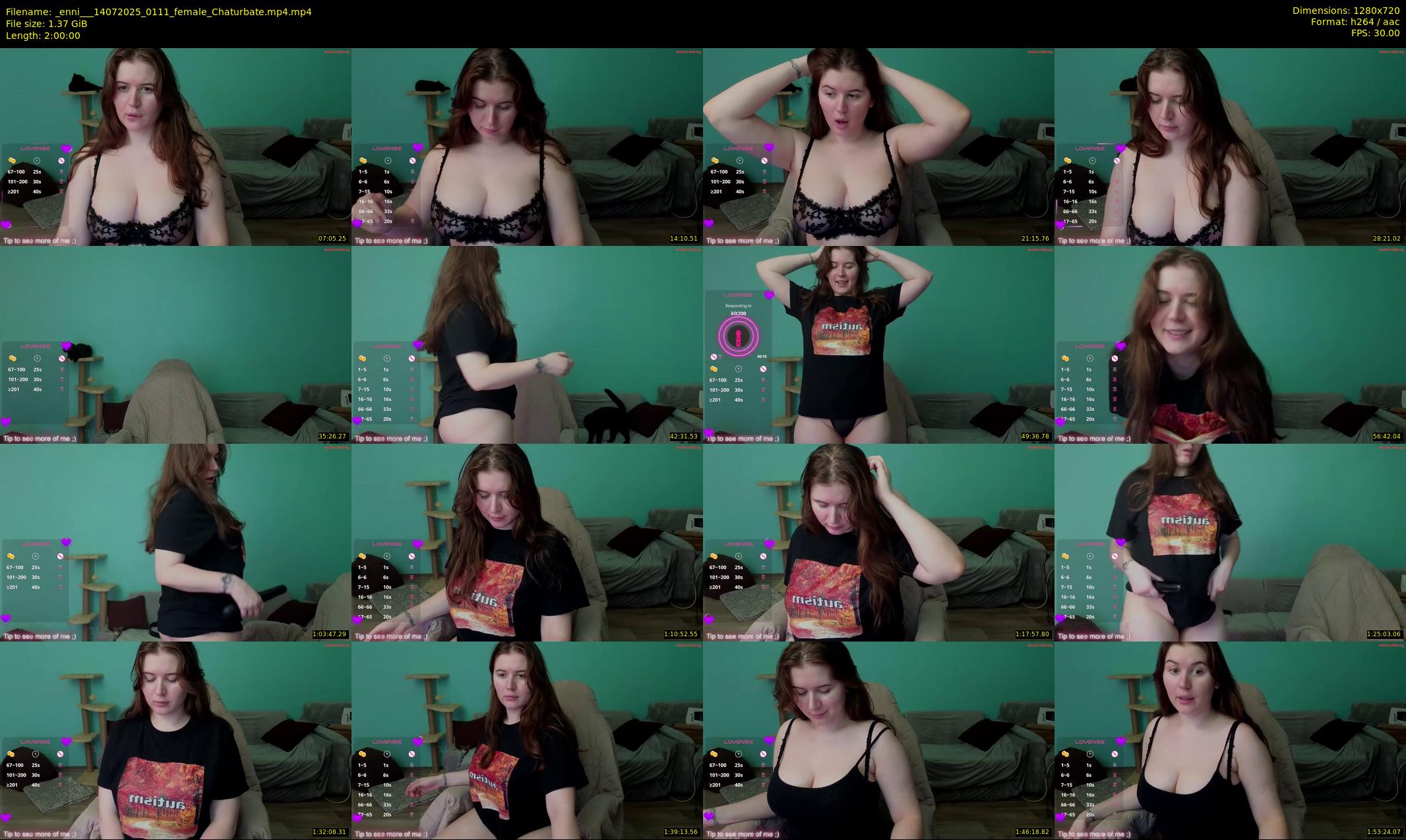 _enni__ — 120 minute Chaturbate female cam show recording, 720p, Jul 14, 2025