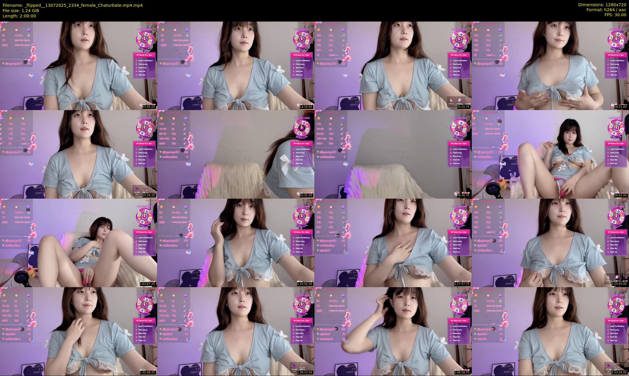 _flipped_ — 120 minute Chaturbate female cam show recording, 720p, Jul 13, 2025