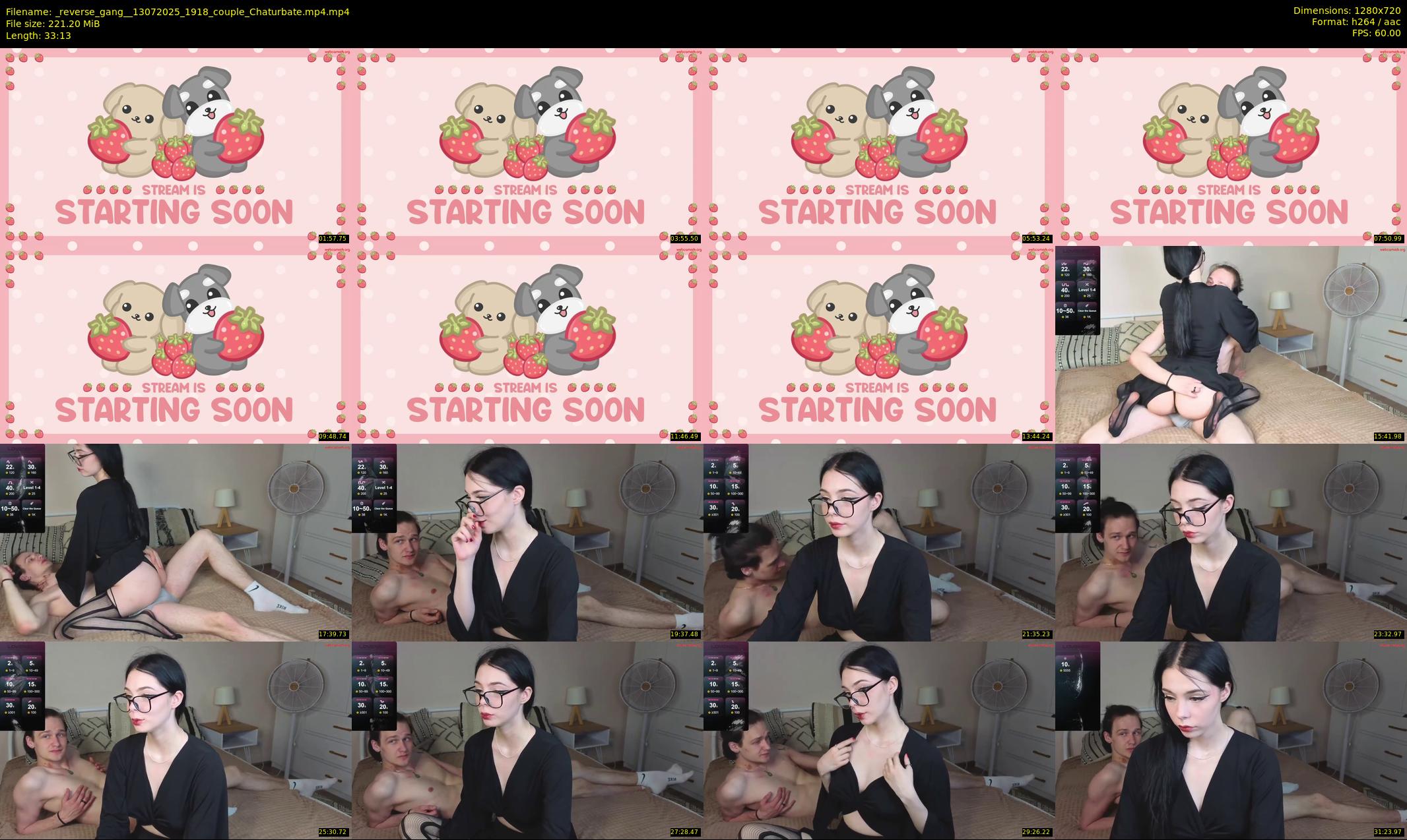_reverse_gang_ — 34 minute Chaturbate couple cam show recording, 720p, Jul 13, 2025