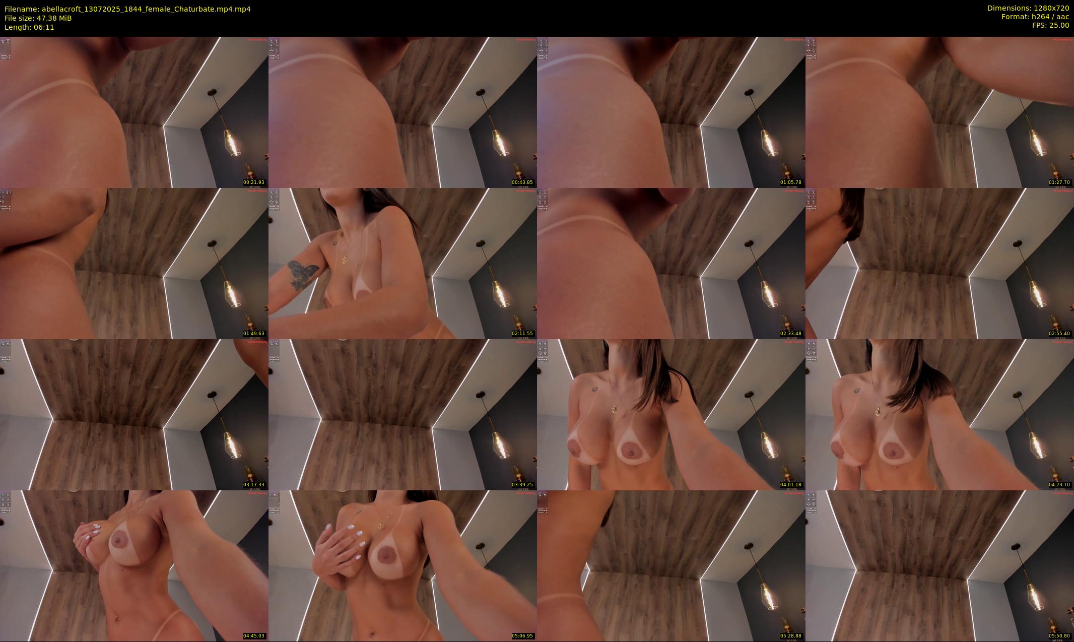 abellacroft — 7 minute Chaturbate female cam show recording, 720p, Jul 13, 2025