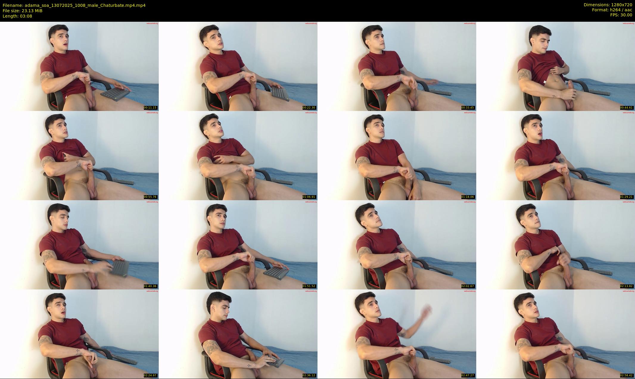 adama_soa — 4 minute Chaturbate male cam show recording, 720p, Jul 13, 2025