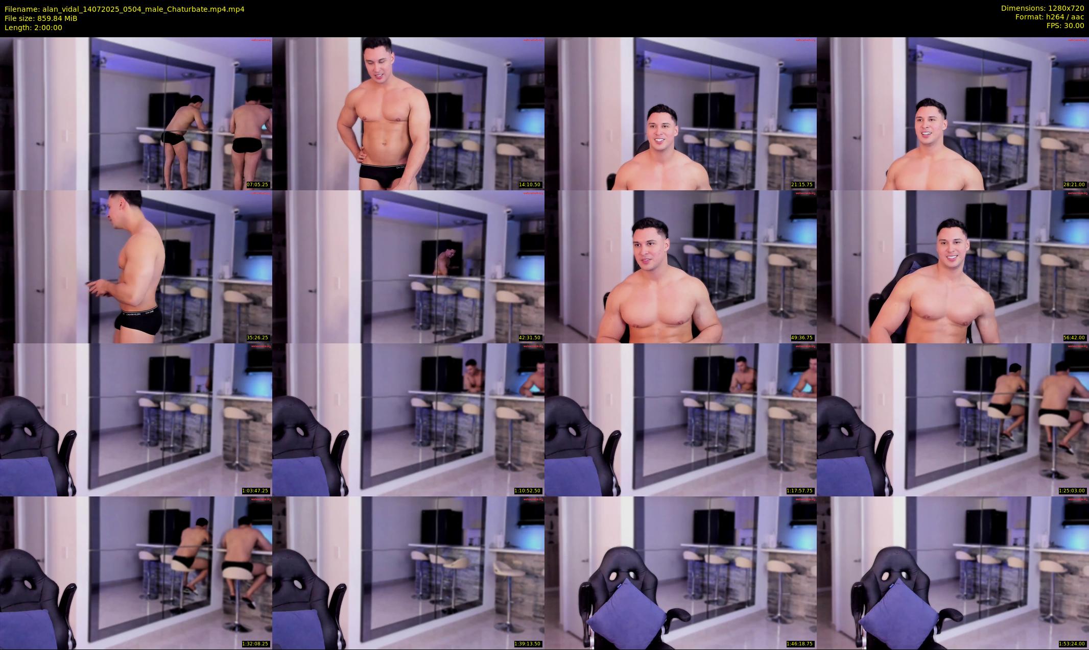 alan_vidal — 120 minute Chaturbate male cam show recording, 720p, Jul 14, 2025