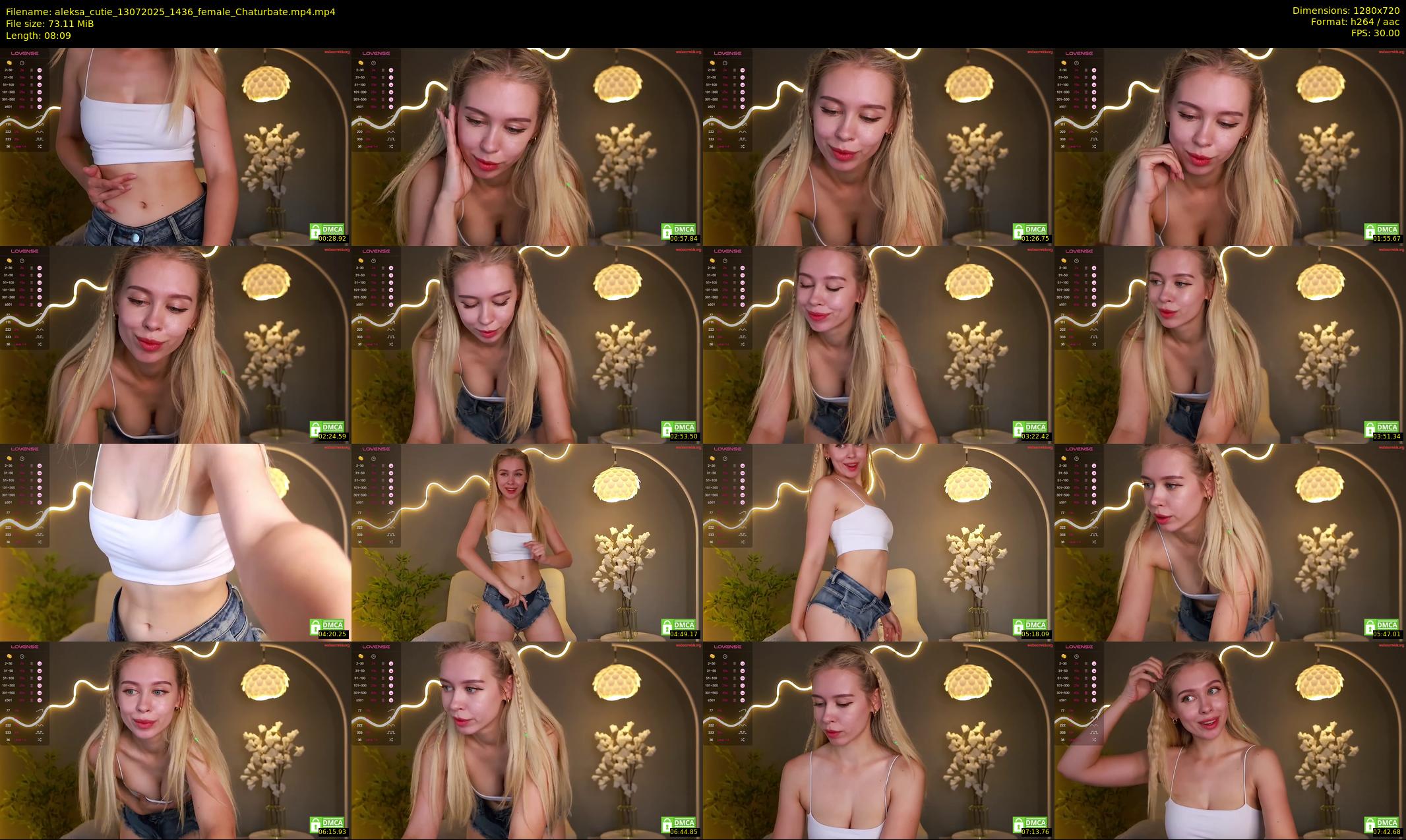 aleksa_cutie — 9 minute Chaturbate female cam show recording, 720p, Jul 13, 2025
