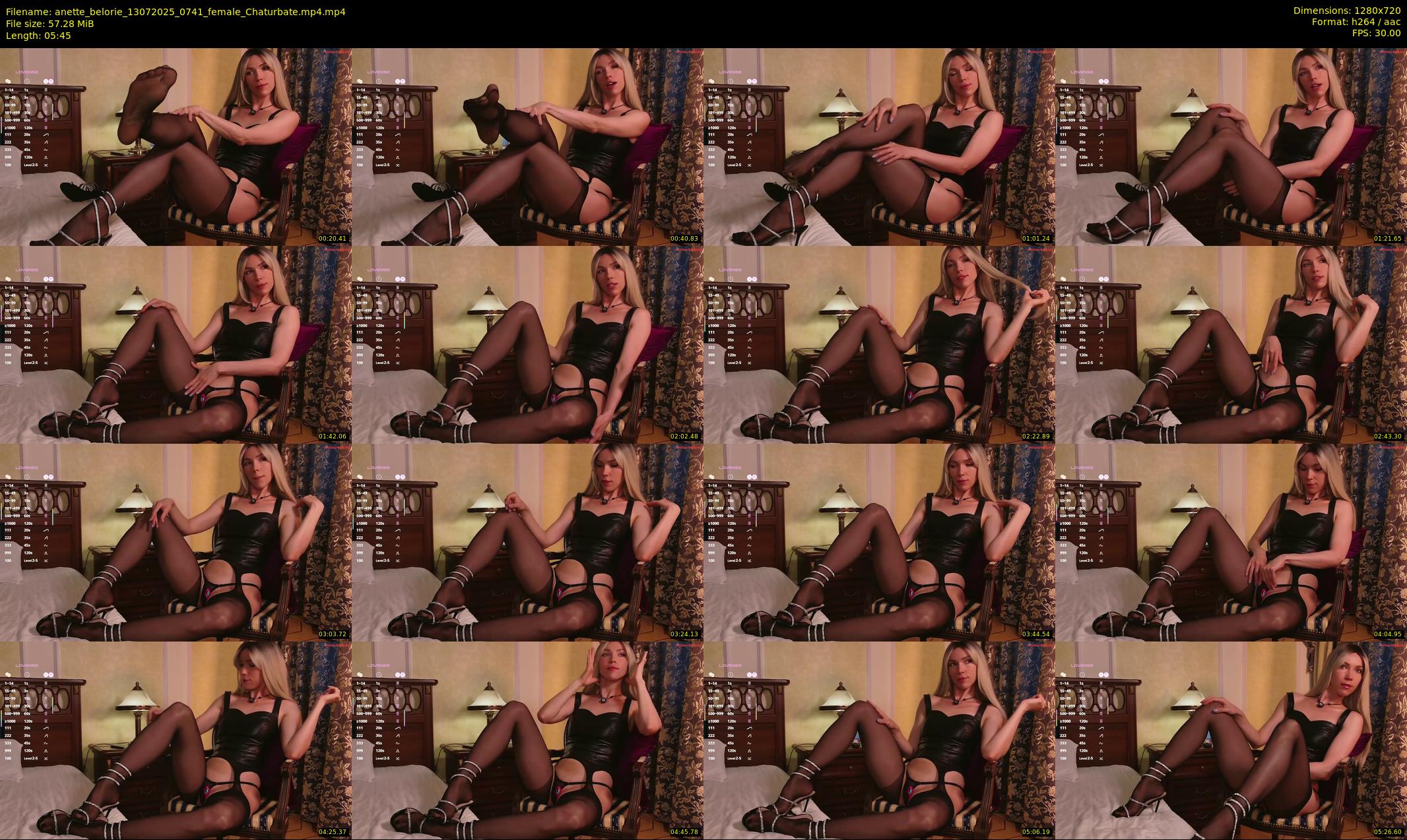 anette_belorie — 6 minute Chaturbate female cam show recording, 720p, Jul 13, 2025
