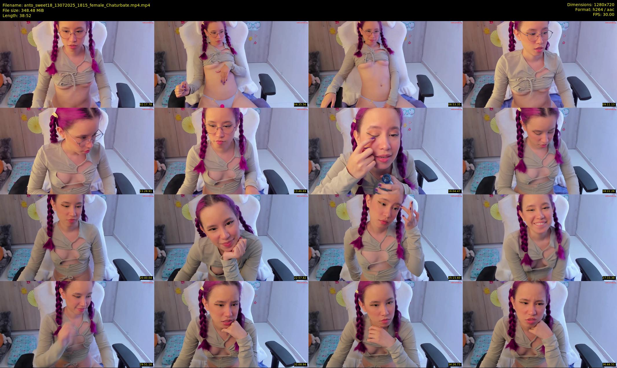 anto_sweet18 — 39 minute Chaturbate female cam show recording, 720p, Jul 13, 2025