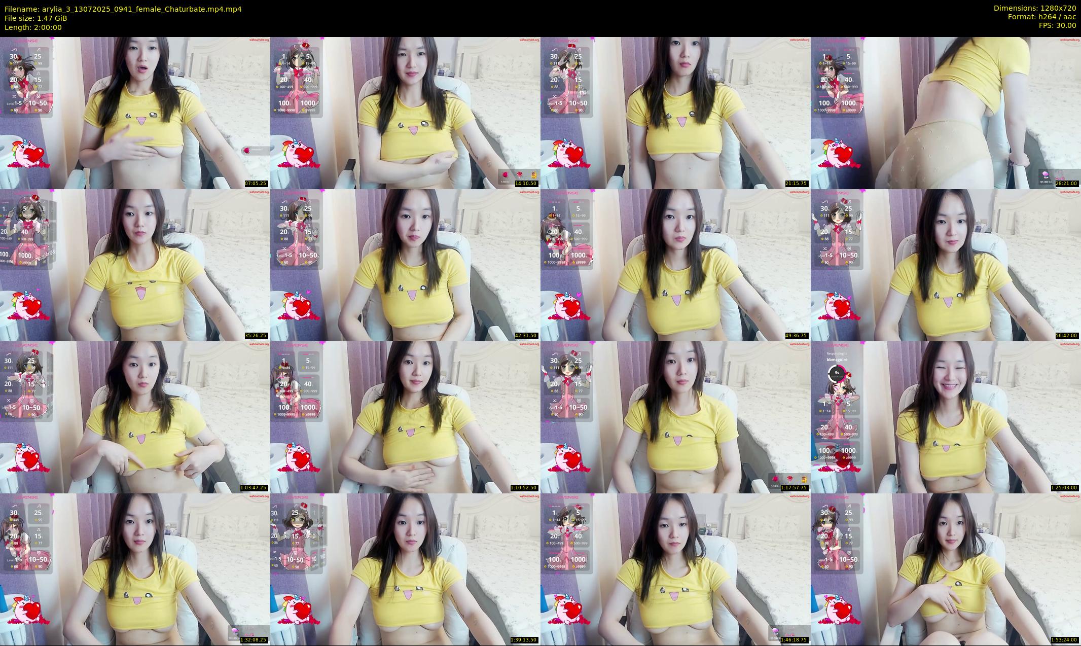 arylia_3 — 120 minute Chaturbate female cam show recording, 720p, Jul 13, 2025