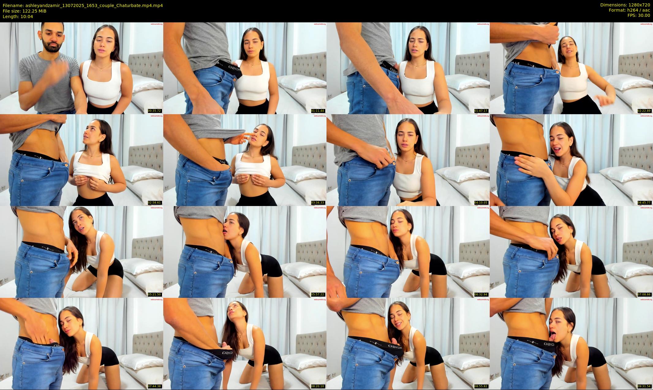 ashleyandzamir — 11 minute Chaturbate couple cam show recording, 720p, Jul 13, 2025