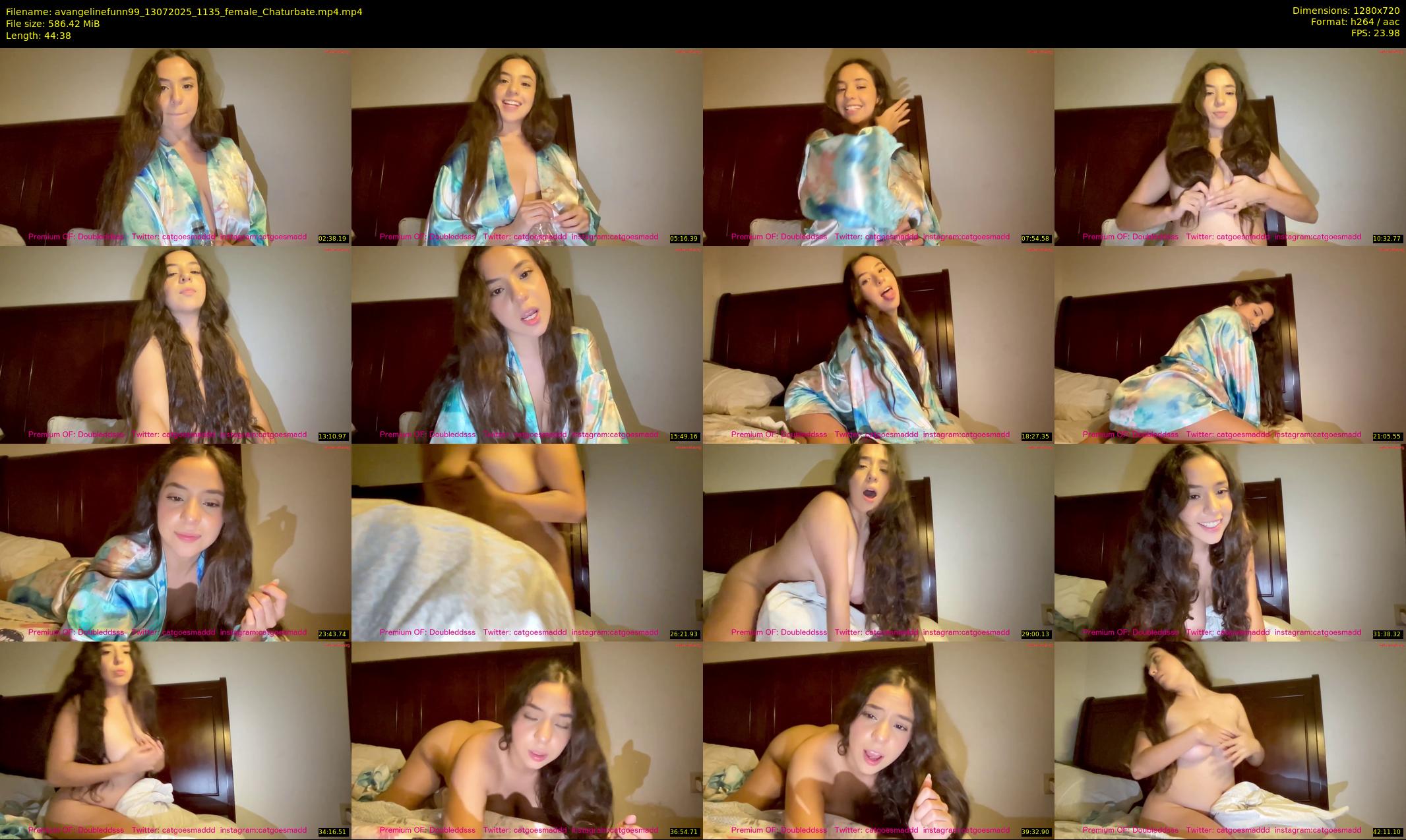 avangelinefunn99 — 45 minute Chaturbate female cam show recording, 720p, Jul 13, 2025