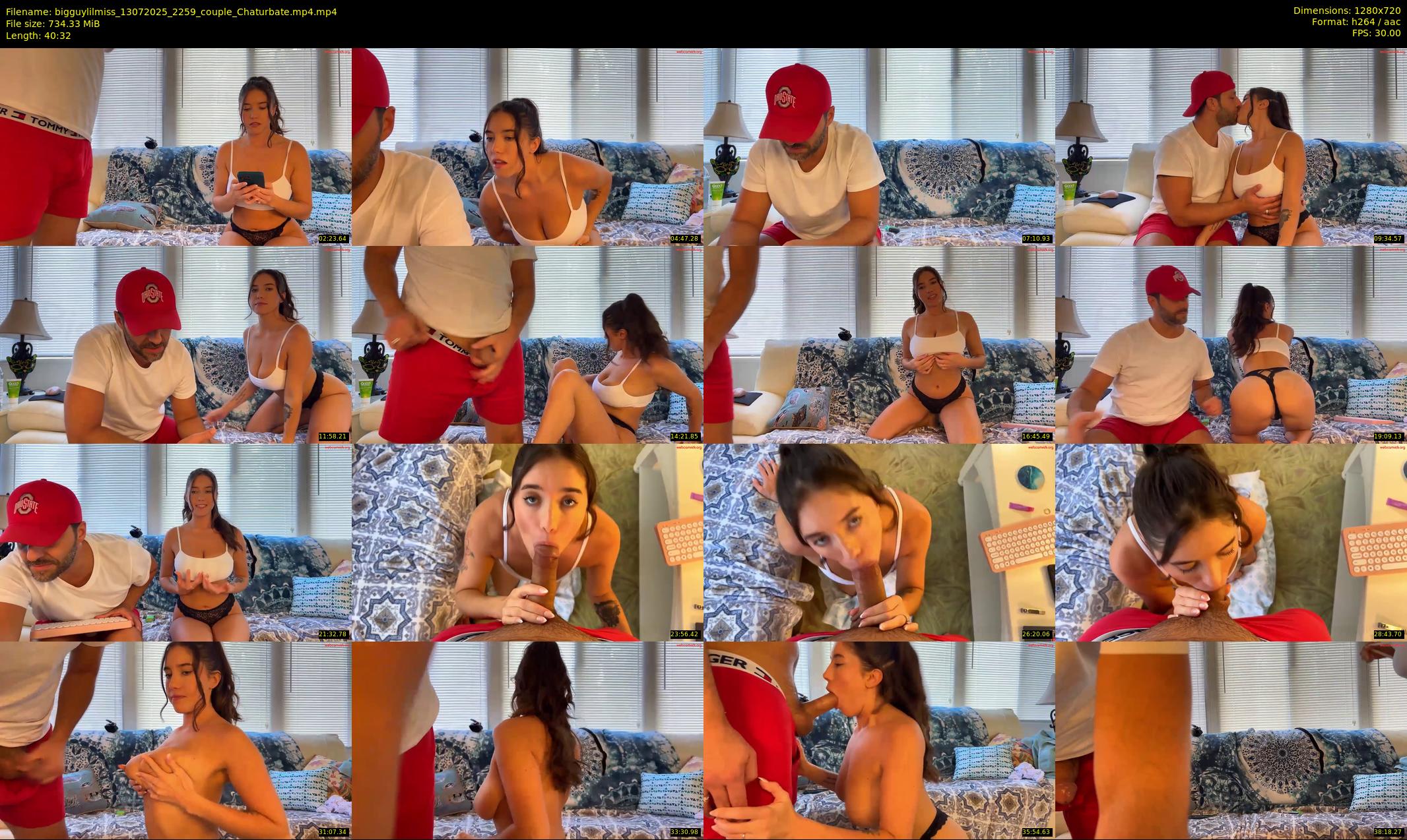 bigguylilmiss — 41 minute Chaturbate couple cam show recording, 720p, Jul 13, 2025