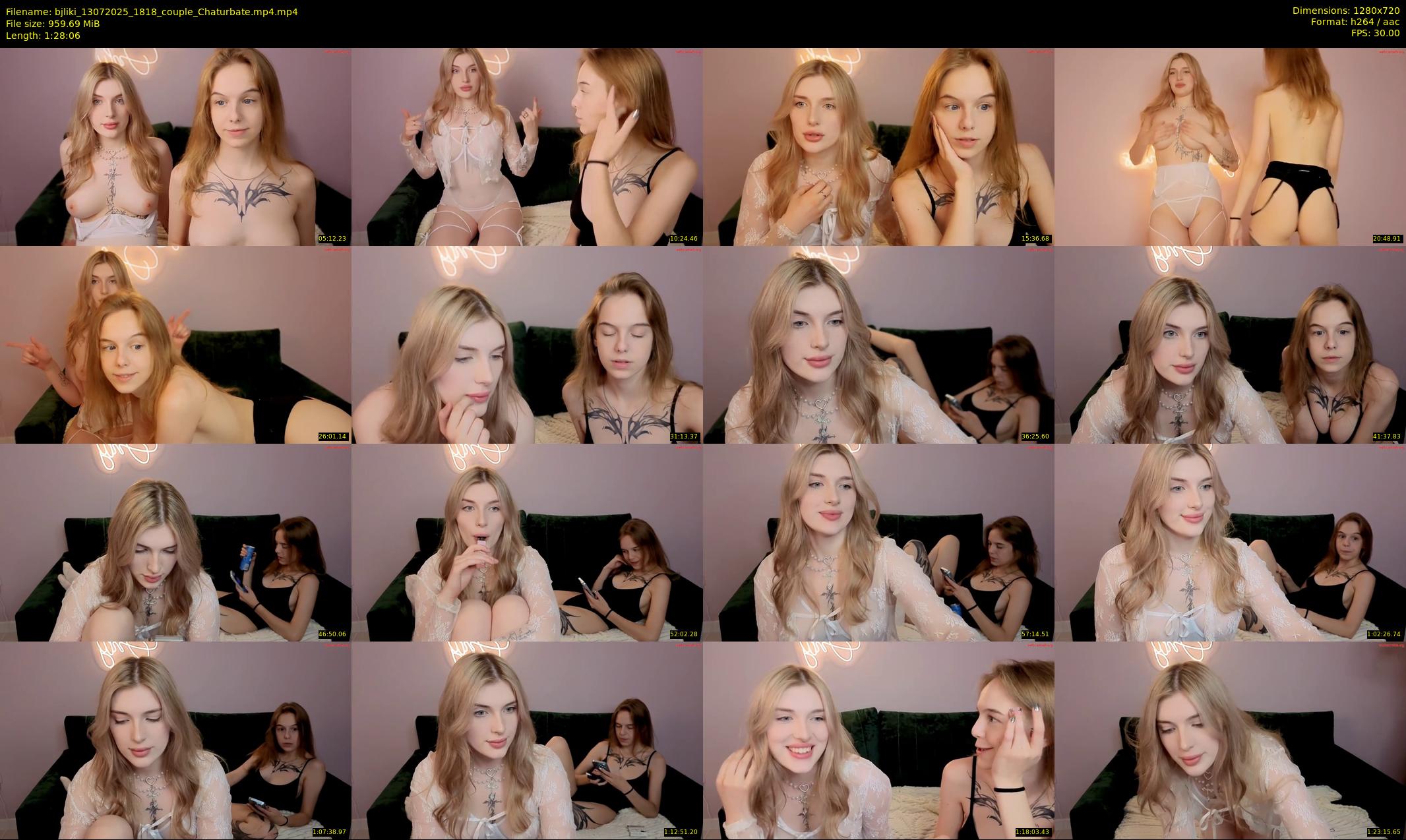 bjliki — 89 minute Chaturbate couple cam show recording, 720p, Jul 13, 2025