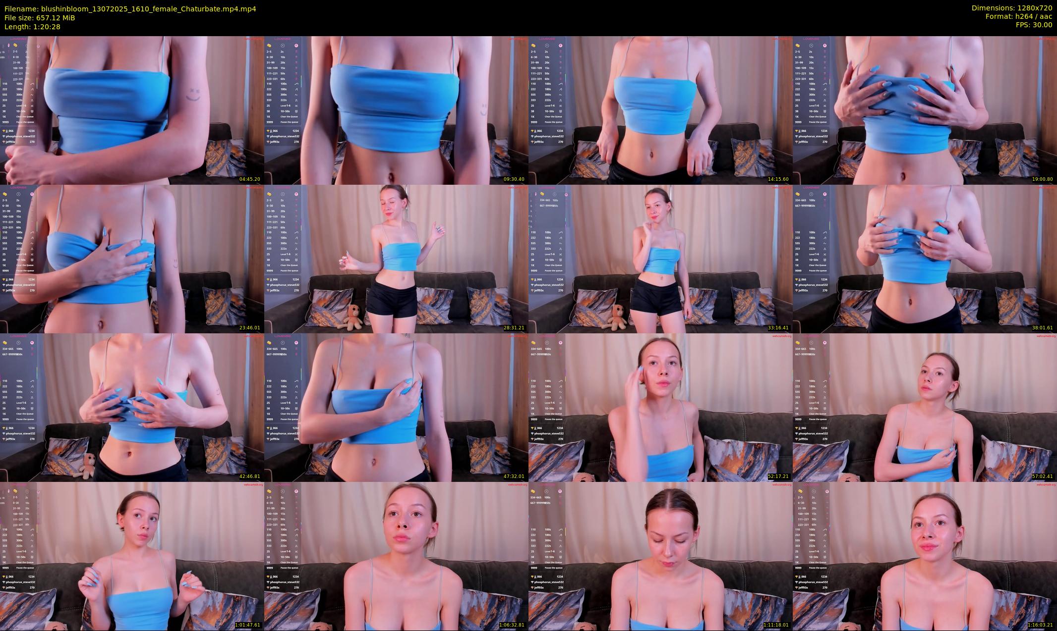 blushinbloom — 81 minute Chaturbate female cam show recording, 720p, Jul 13, 2025