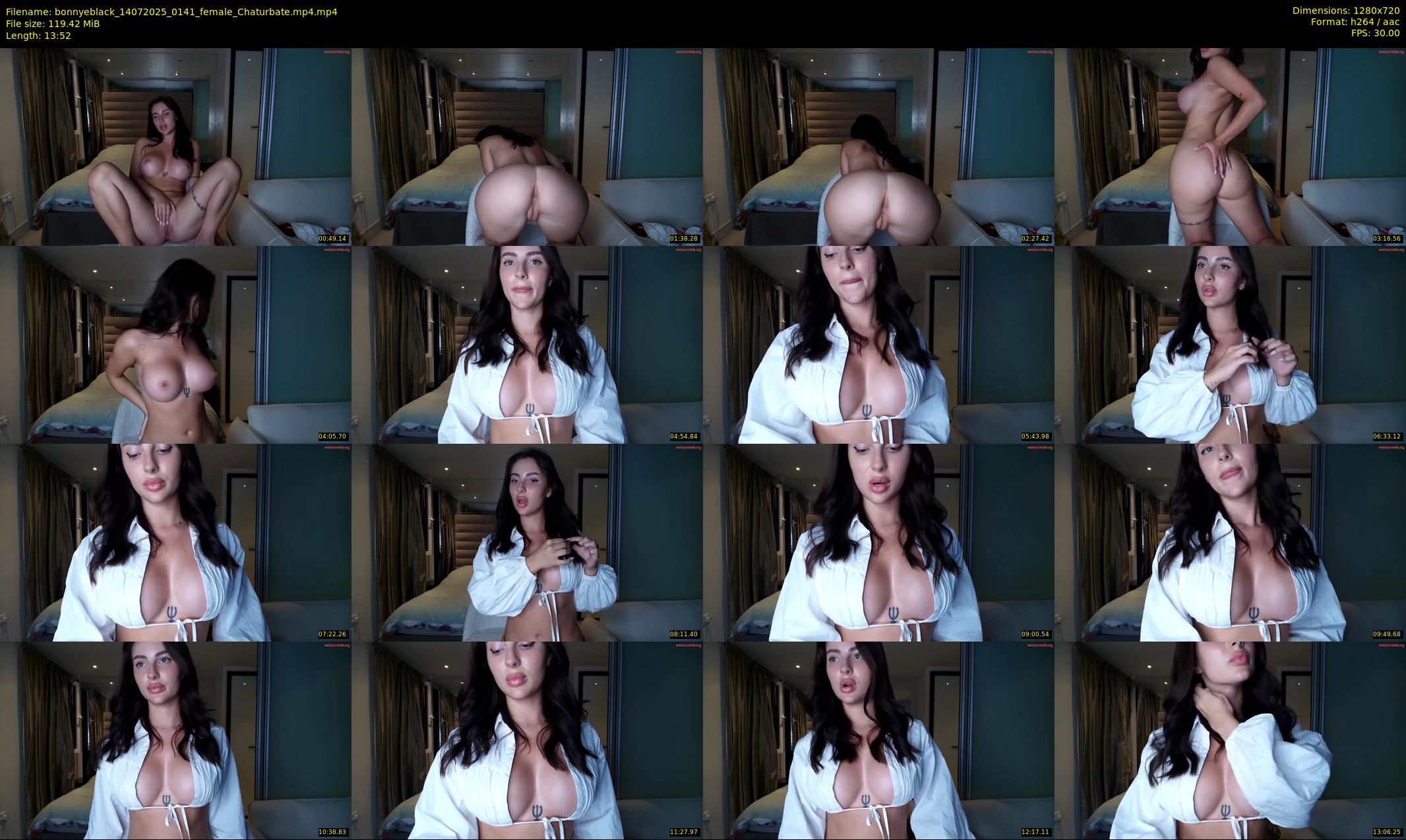 bonnyeblack — 14 minute Chaturbate female cam show recording, 720p, Jul 14, 2025