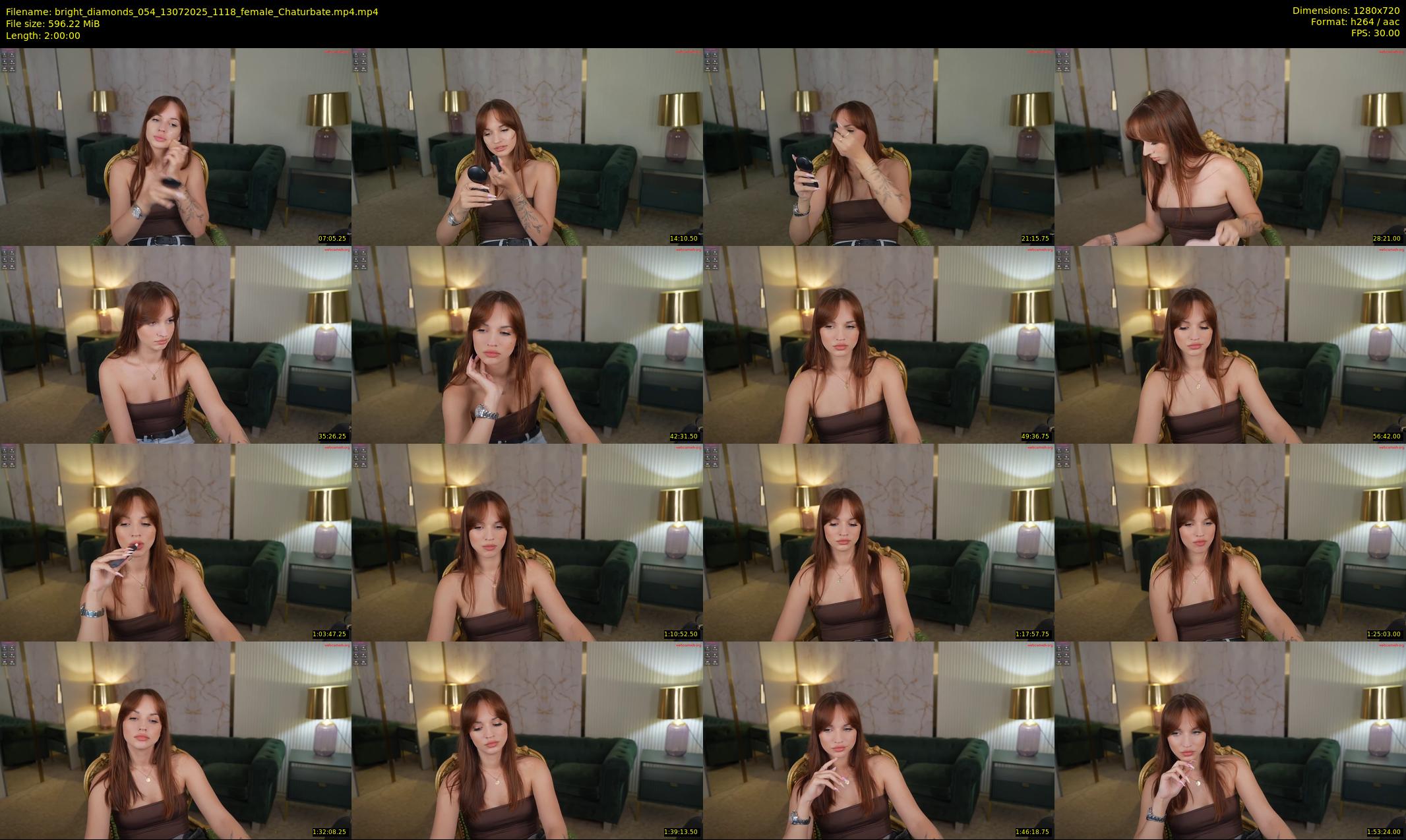 bright_diamonds_054 — 120 minute Chaturbate couple cam show recording, 720p, Jul 13, 2025